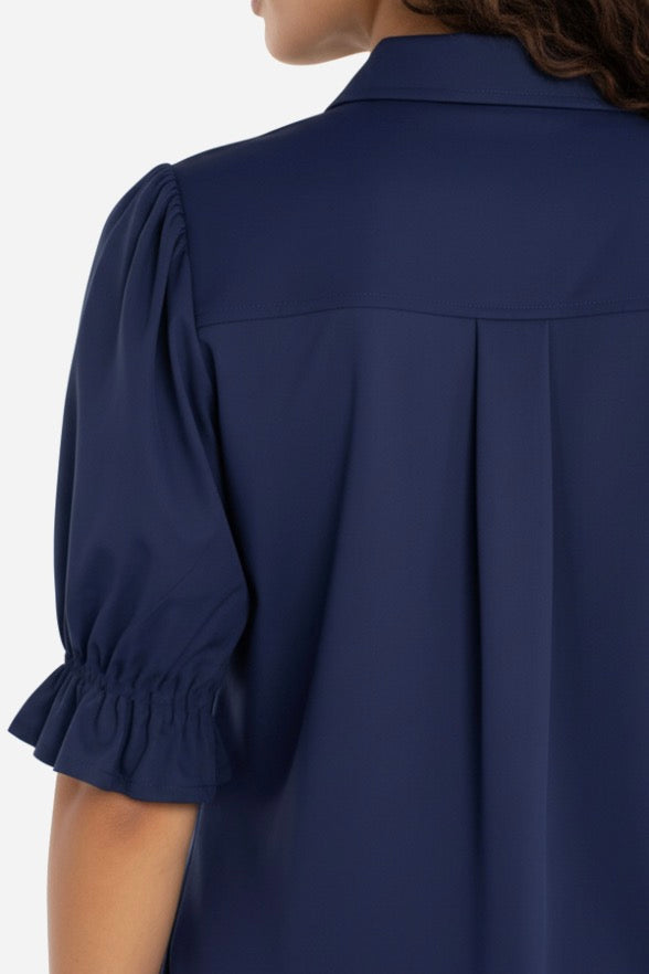 LM8H23ETK Snap Front Knit Shirt - Urban Shoetique