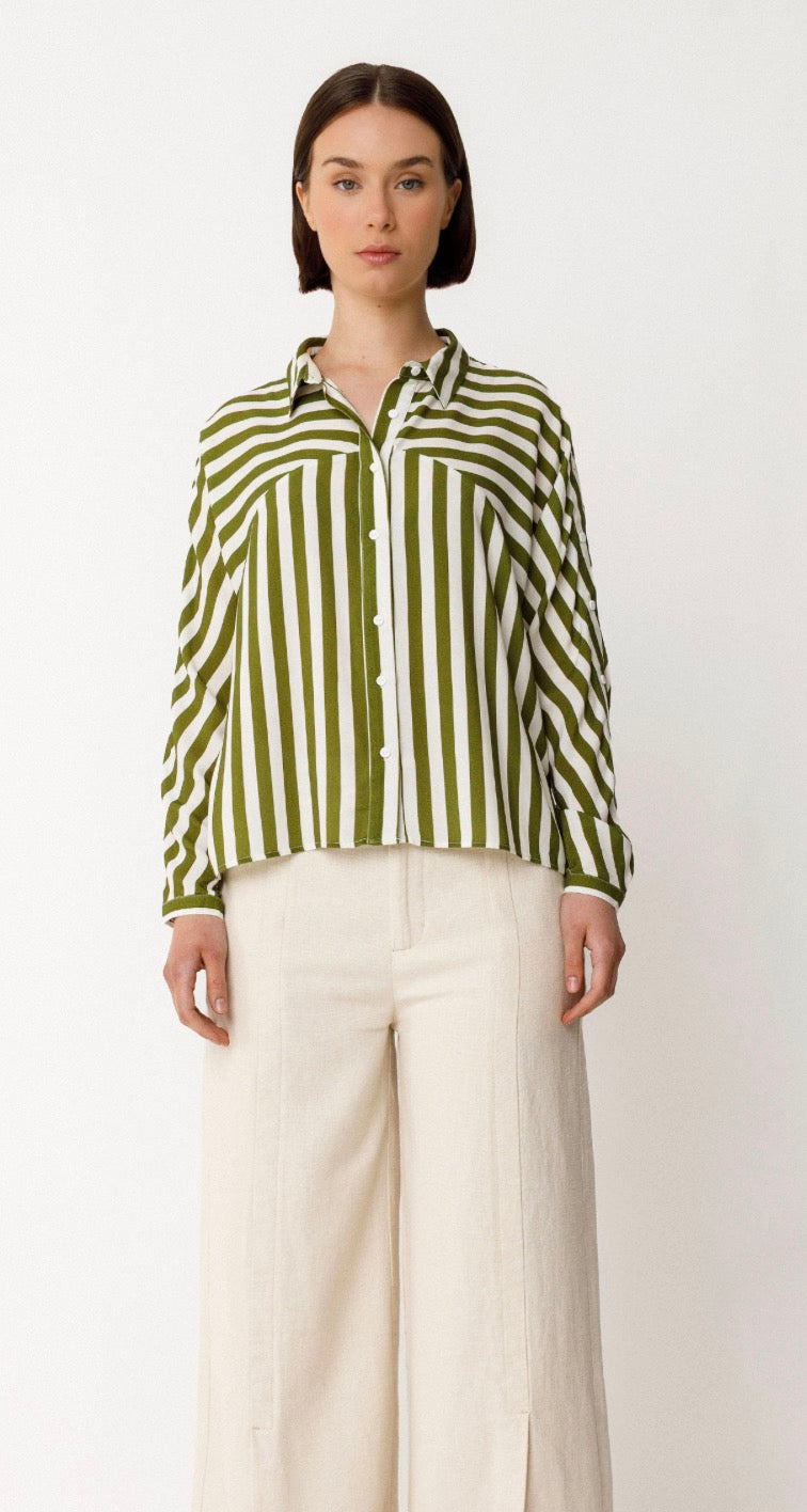 Ekia Shirt in Stripes - Urban Shoetique