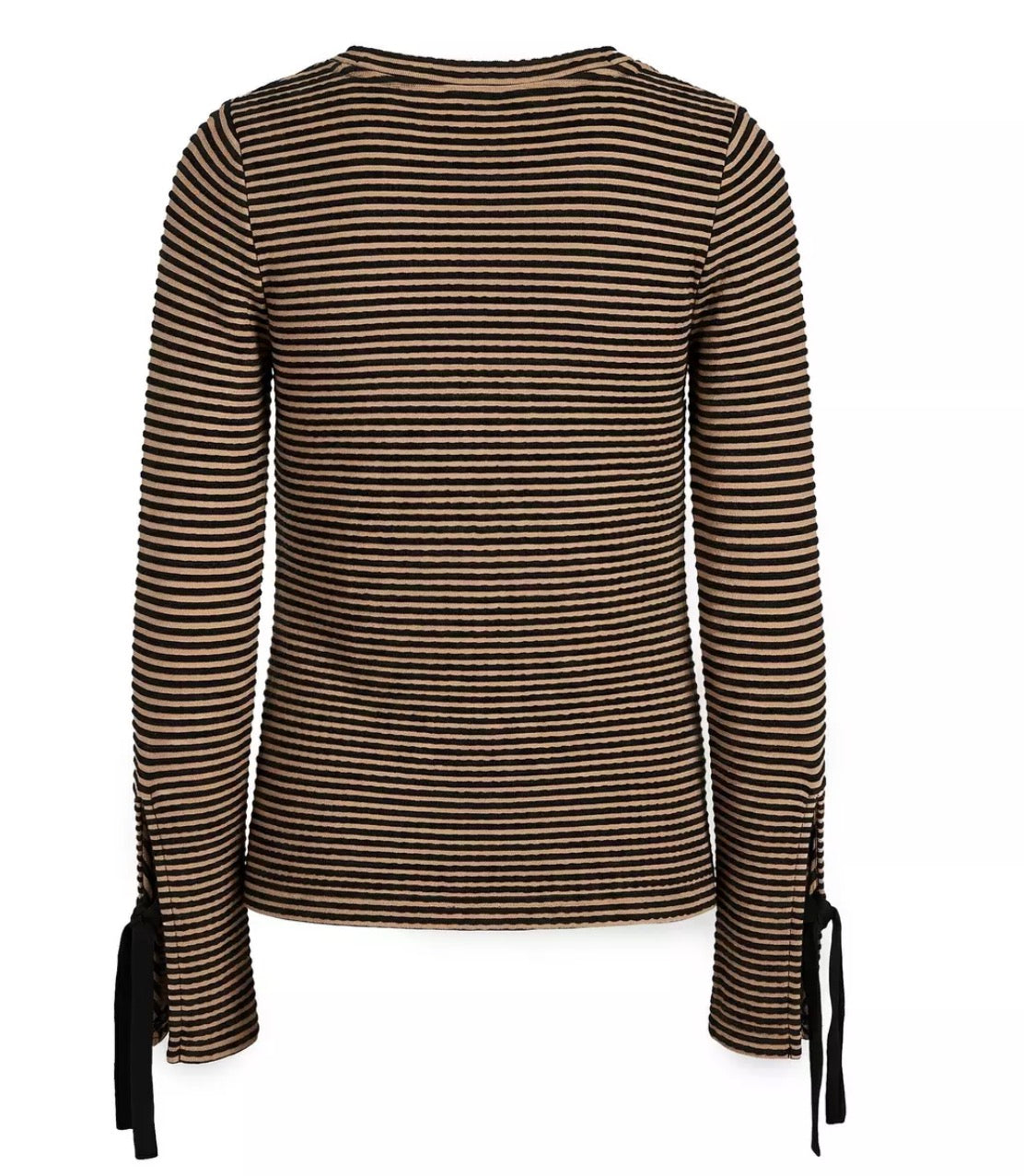 LONG Sleeve Vneck Top w/Ties LM8L94KB40