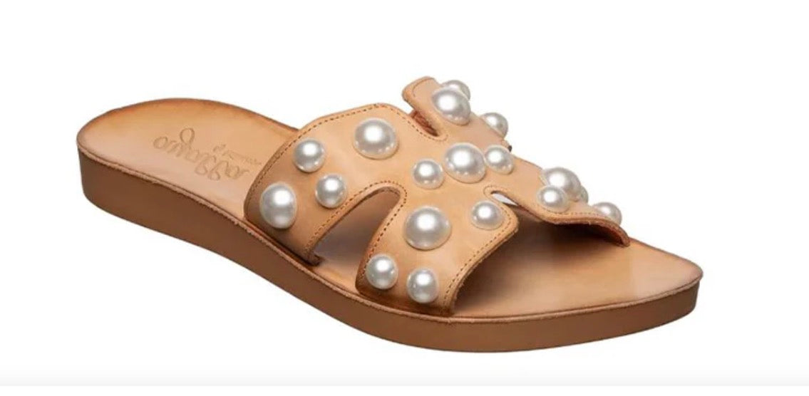 T15 Alex Taupe w Pearls - Urban Shoetique