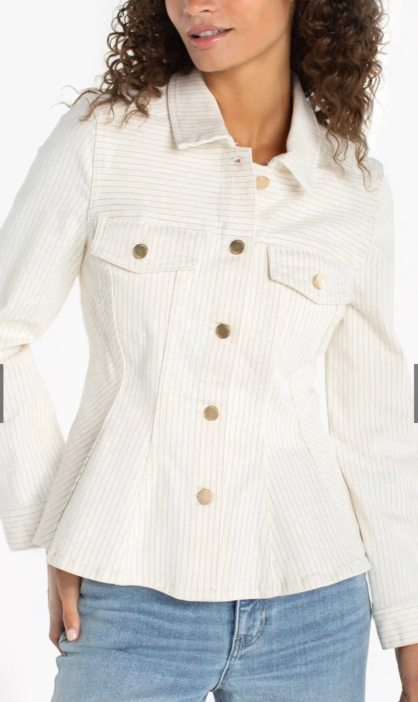LM1C40QE8P31 Fit and Flare Trucker Jacket NCL - Urban Shoetique