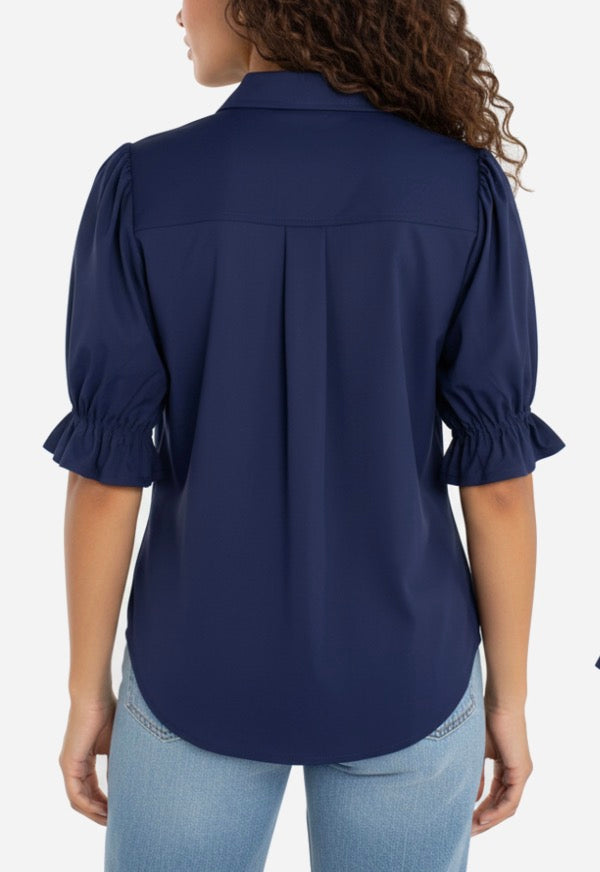 LM8H23ETK Snap Front Knit Shirt - Urban Shoetique