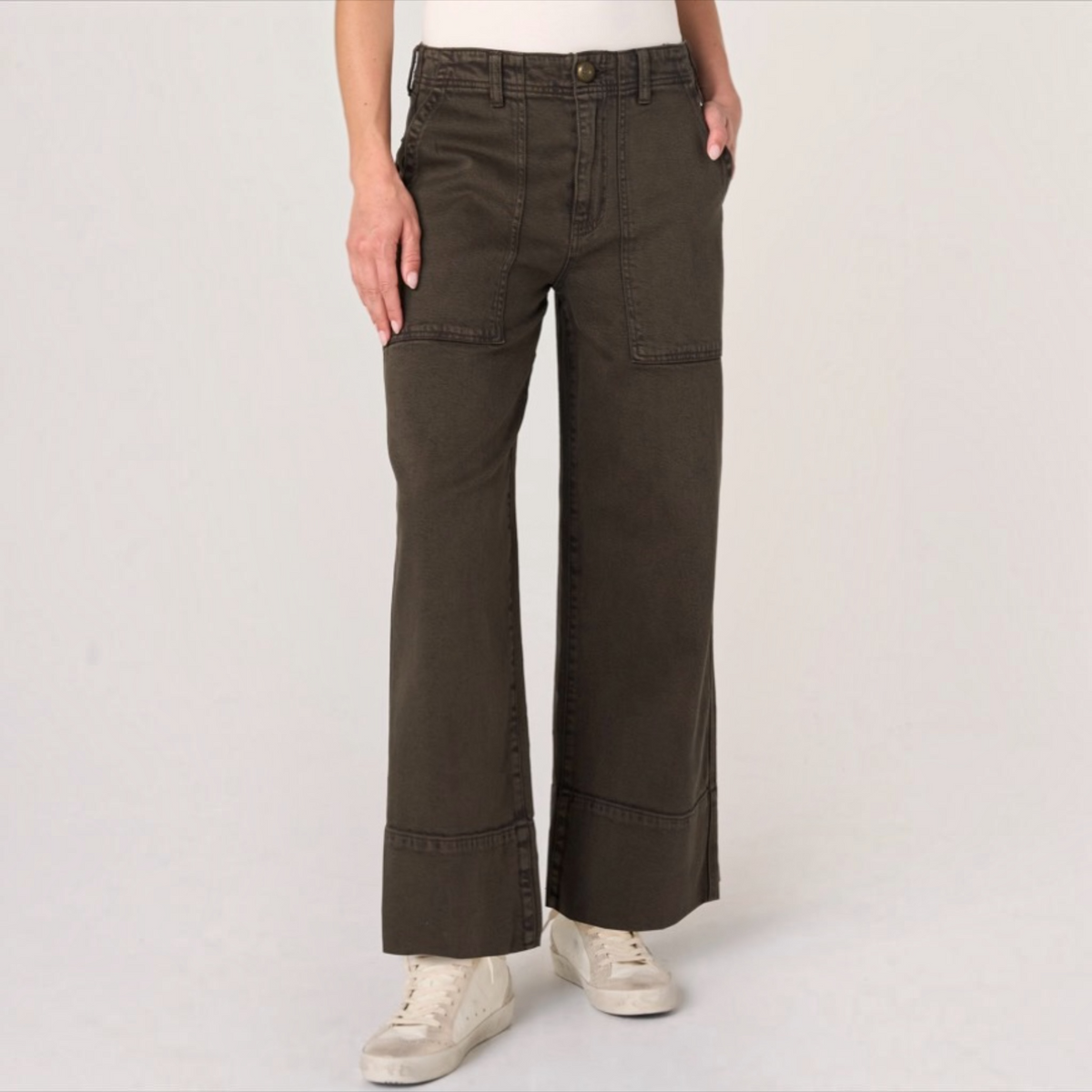 Utility Relaxed Straight 28"Ins LM3163Q33 Mosswood