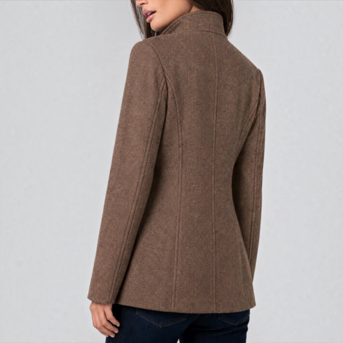 Funnel Neck Field Jacket LM1D09TL78 Chestnut