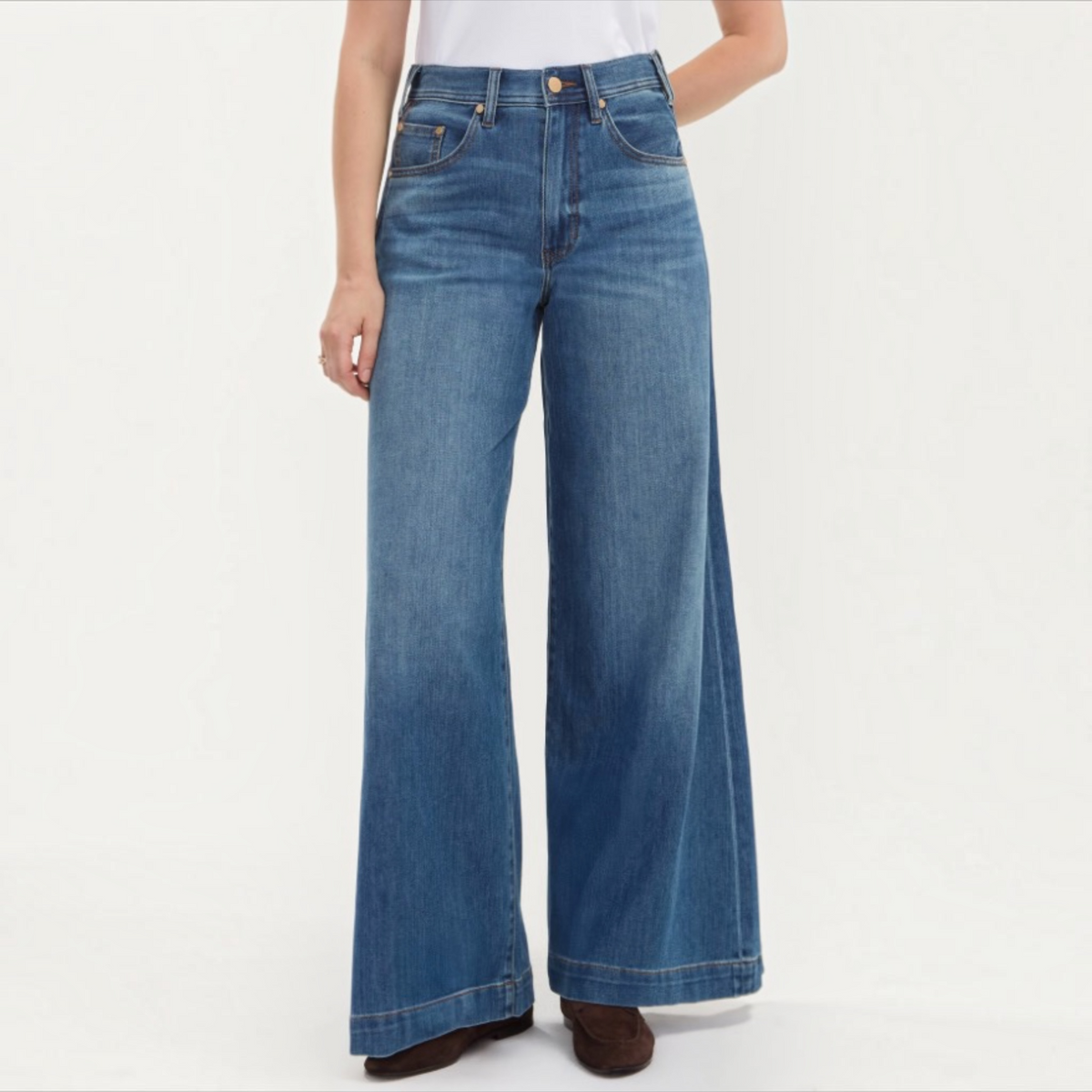 Kit High Rise Relaxed Wide Leg 32" inseam LM7B56SSL Autumn Fade