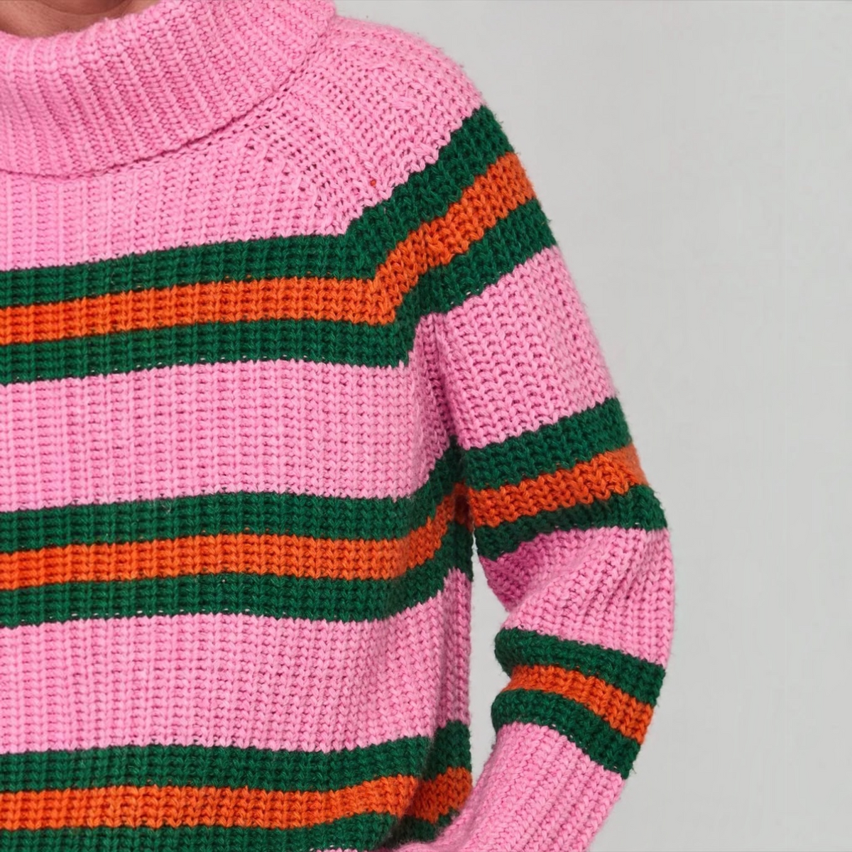 Shanti Jumper Pink Stripe Sweater