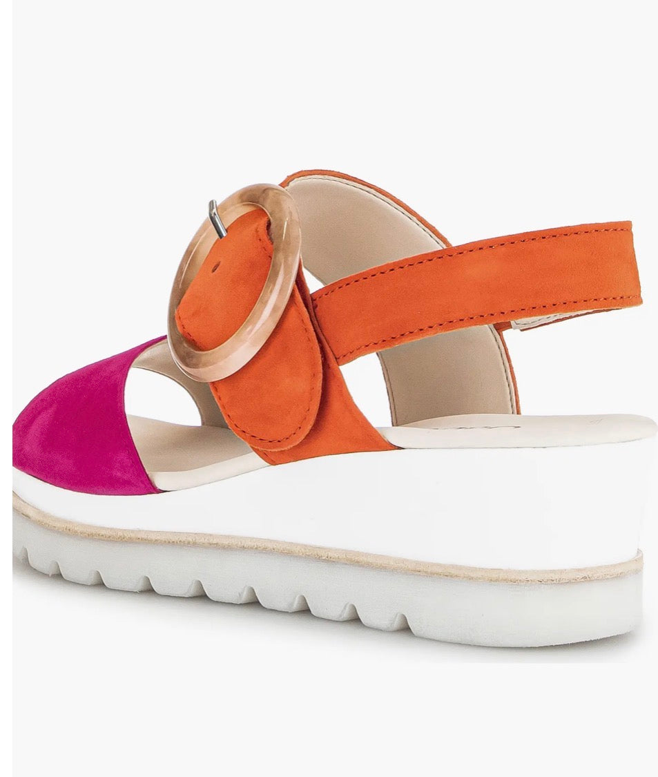 44.645.13 Sandal Pink/Pumpkin