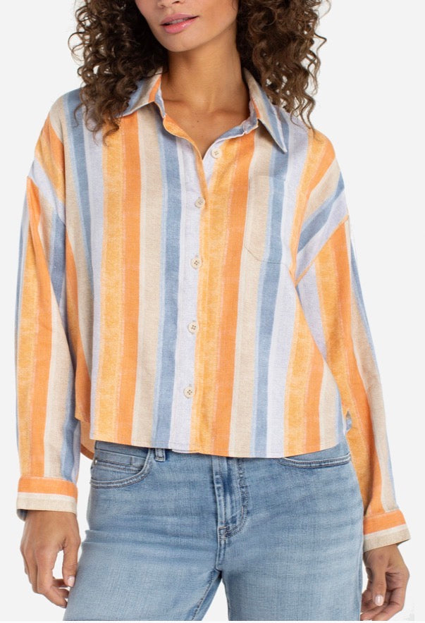 Relaxed Button Down Shirt LM8K43MLP30