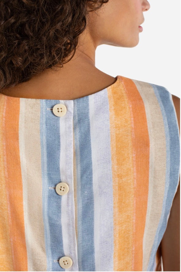 Sleeveless Shell Top W/ Button Back LM8K44MLP30