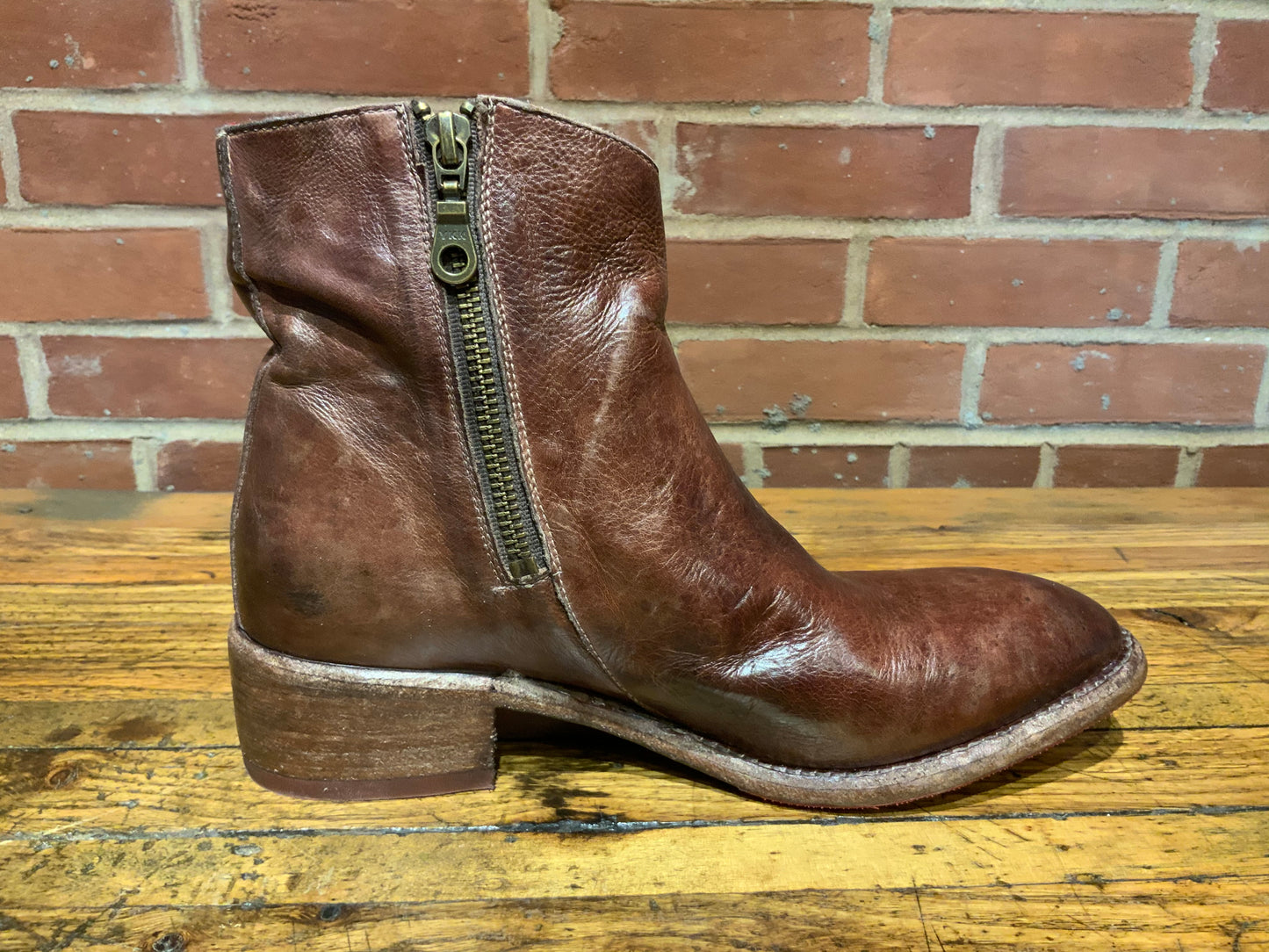 Aldina Teak Rustic - Urban Shoetique