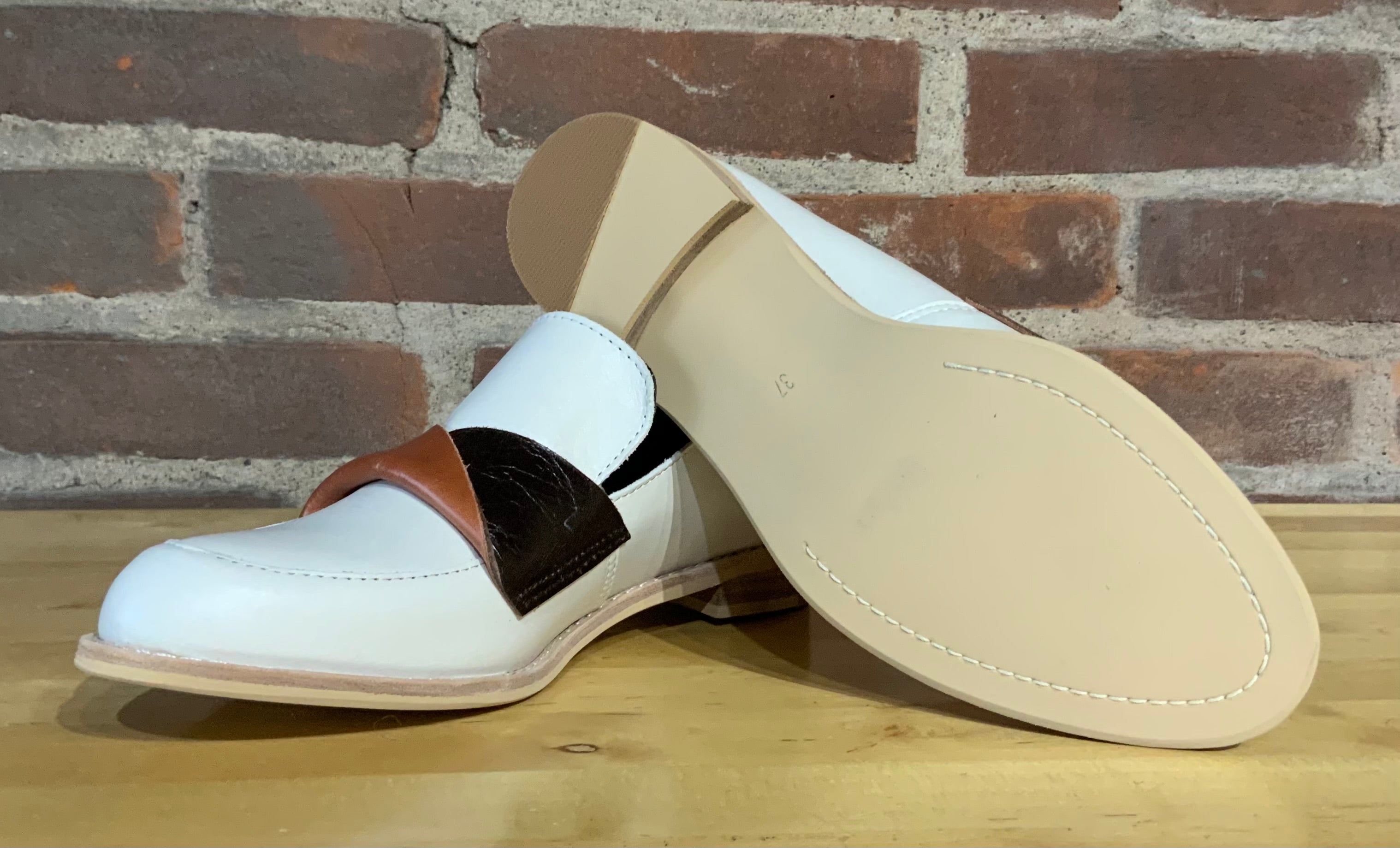 Flatsash Cowman White/Orange