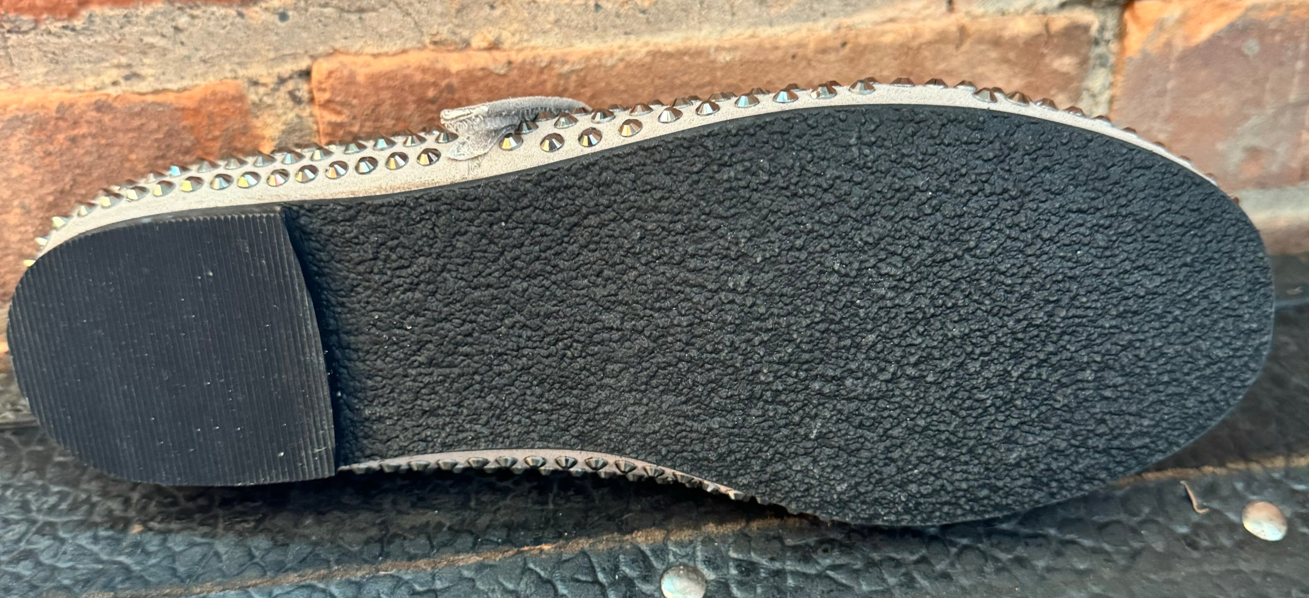 Stud Ballet Taupe