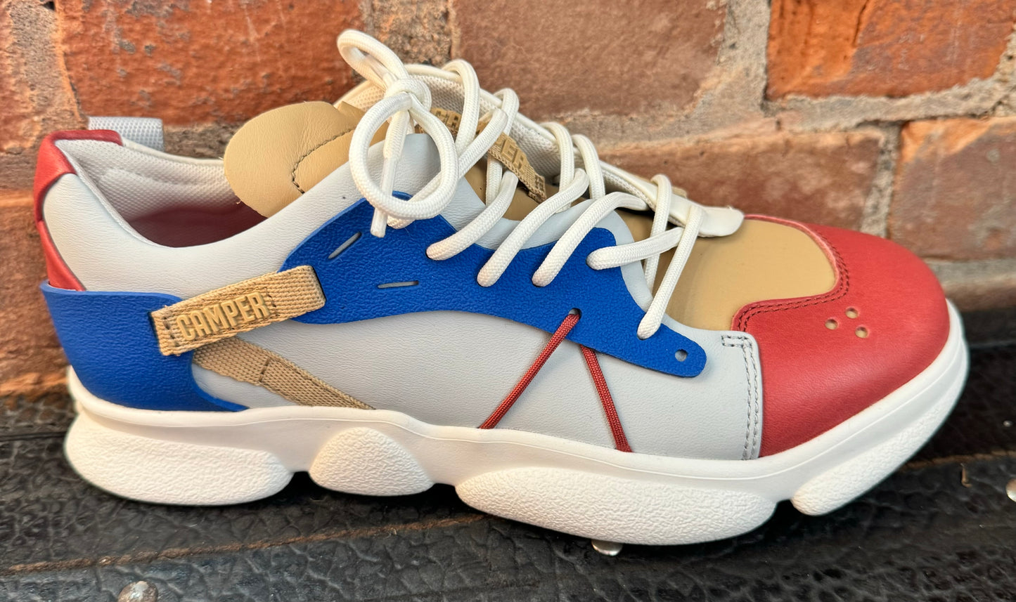 Twins Multicolored Leather/Textile Sneaker - Urban Shoetique
