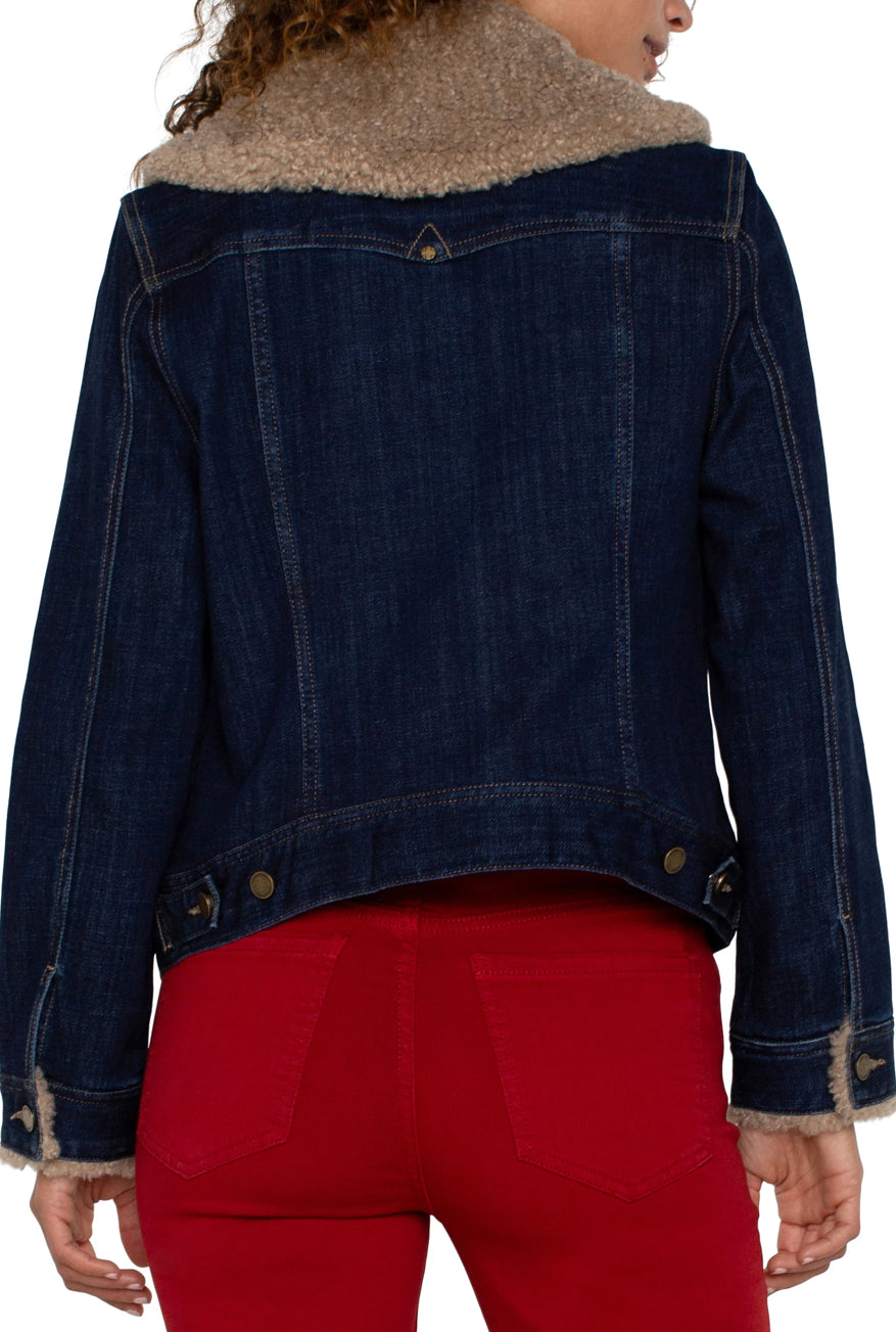 Sherpa Collar Trucker Jacket LM1A56FH5 - Urban Shoetique