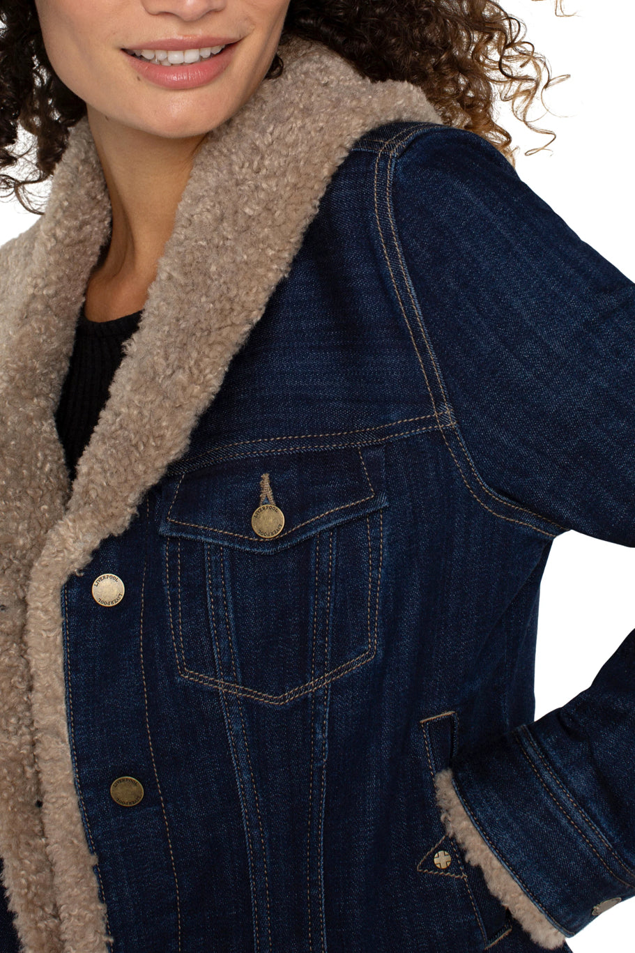 Sherpa Collar Trucker Jacket LM1A56FH5 - Urban Shoetique