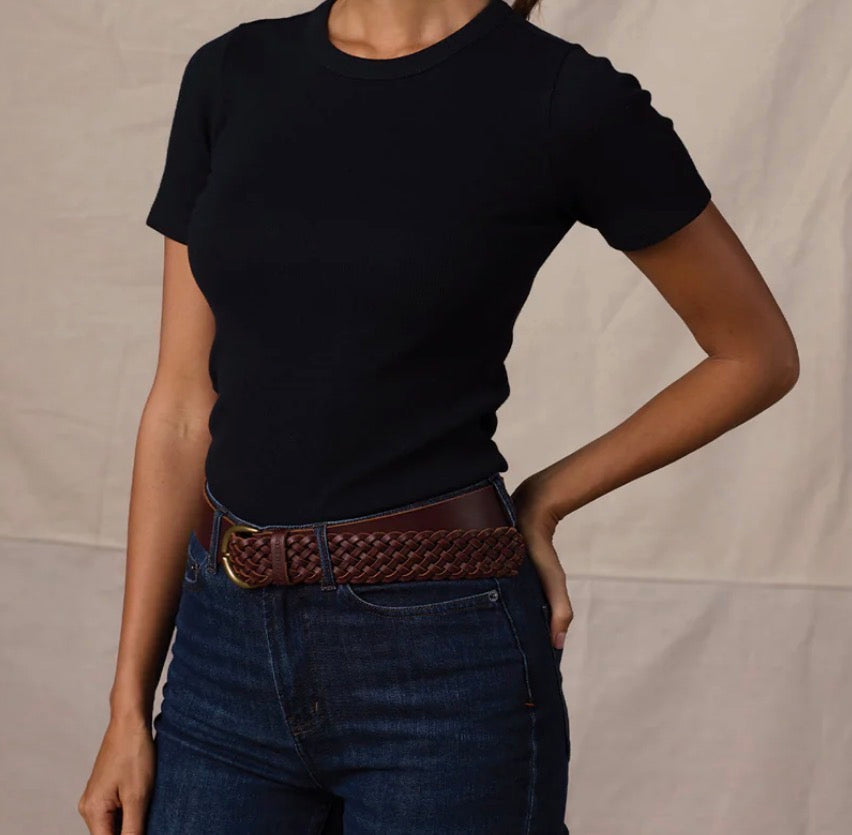 Normal Rib Tee - Urban Shoetique