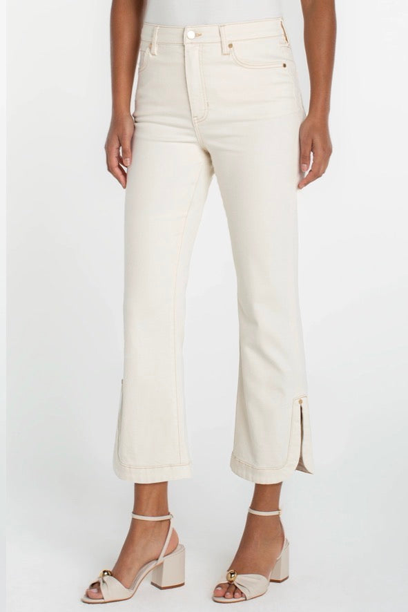 LM4724QE8 Hannah Crop Flare With Tulip Hem