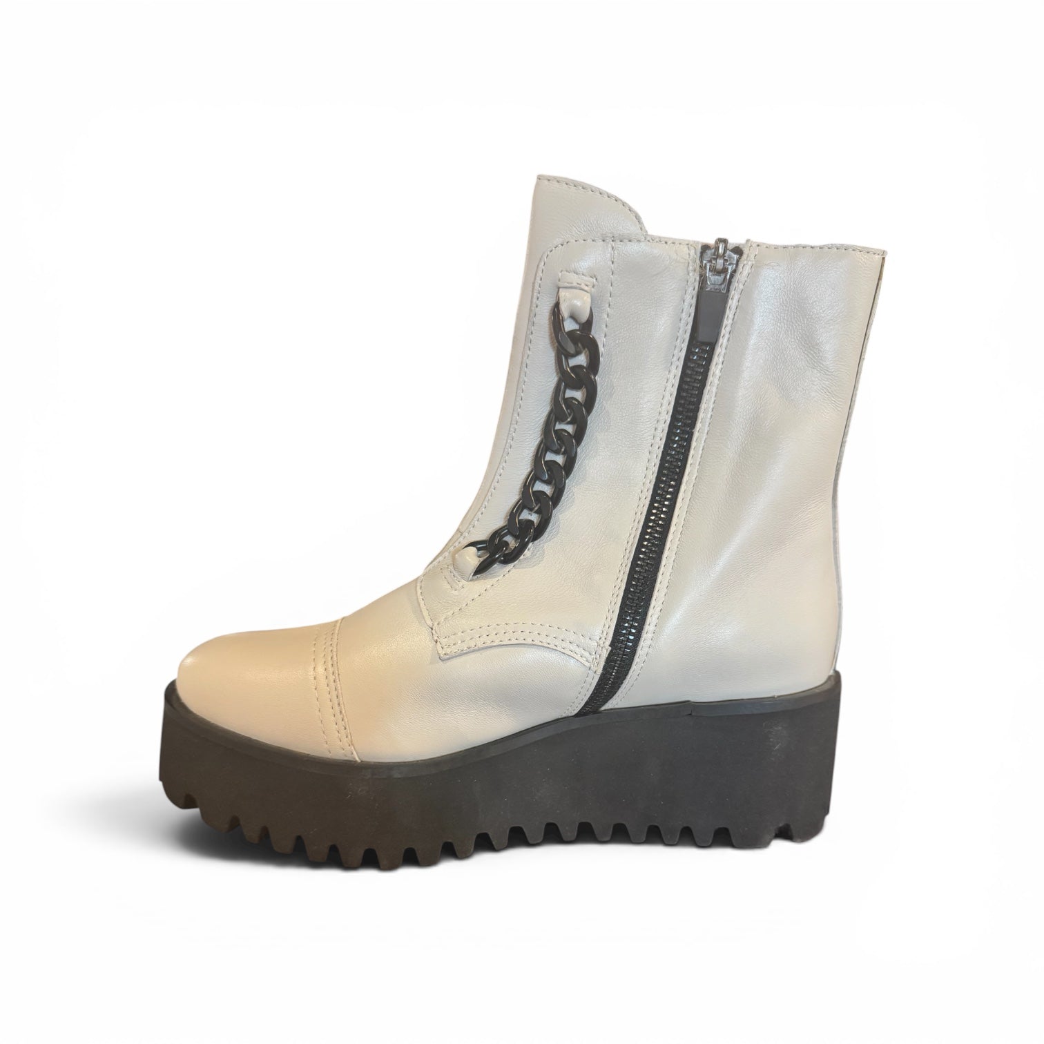 Twin Chain Flatform Ivory