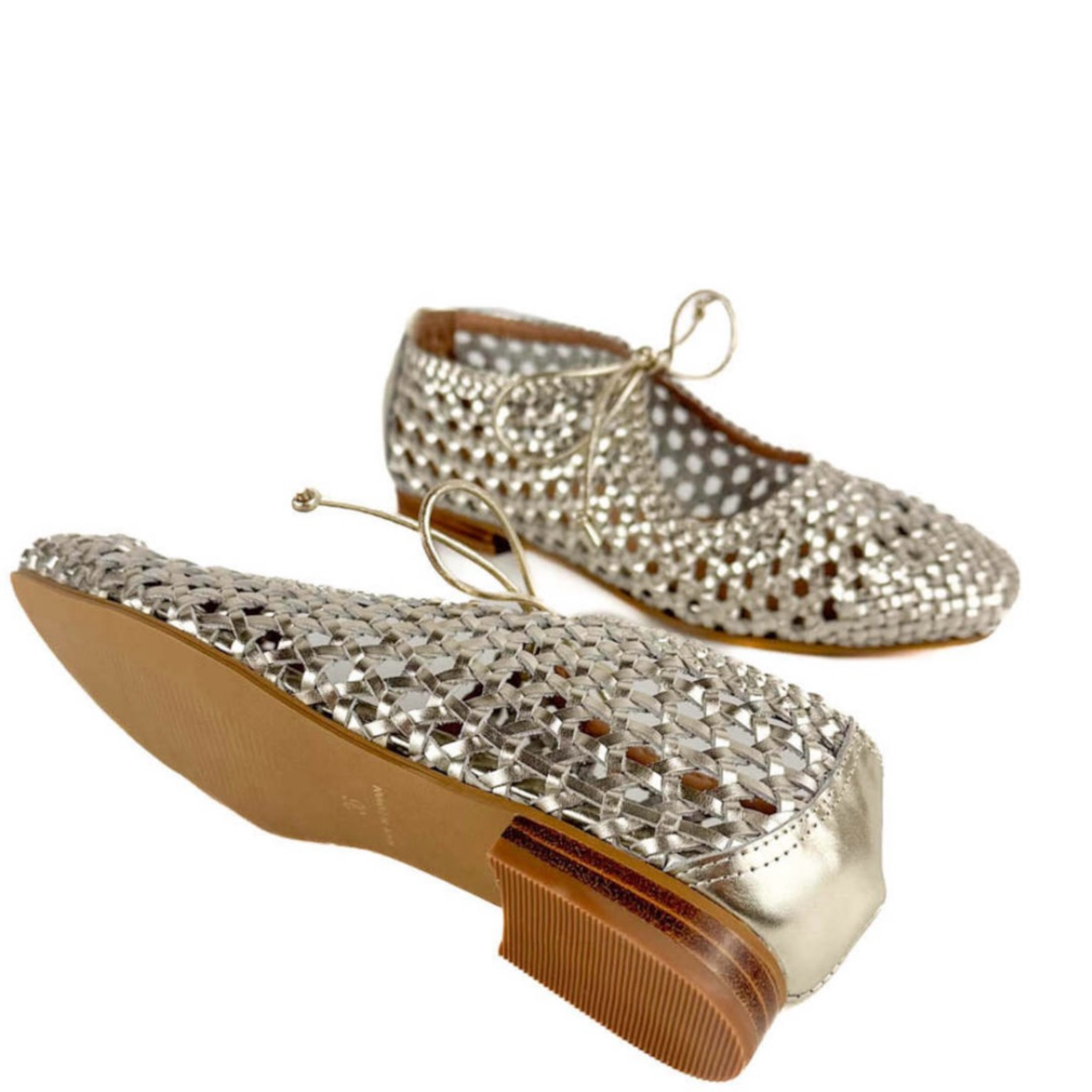 Woven Tie Lady Gold