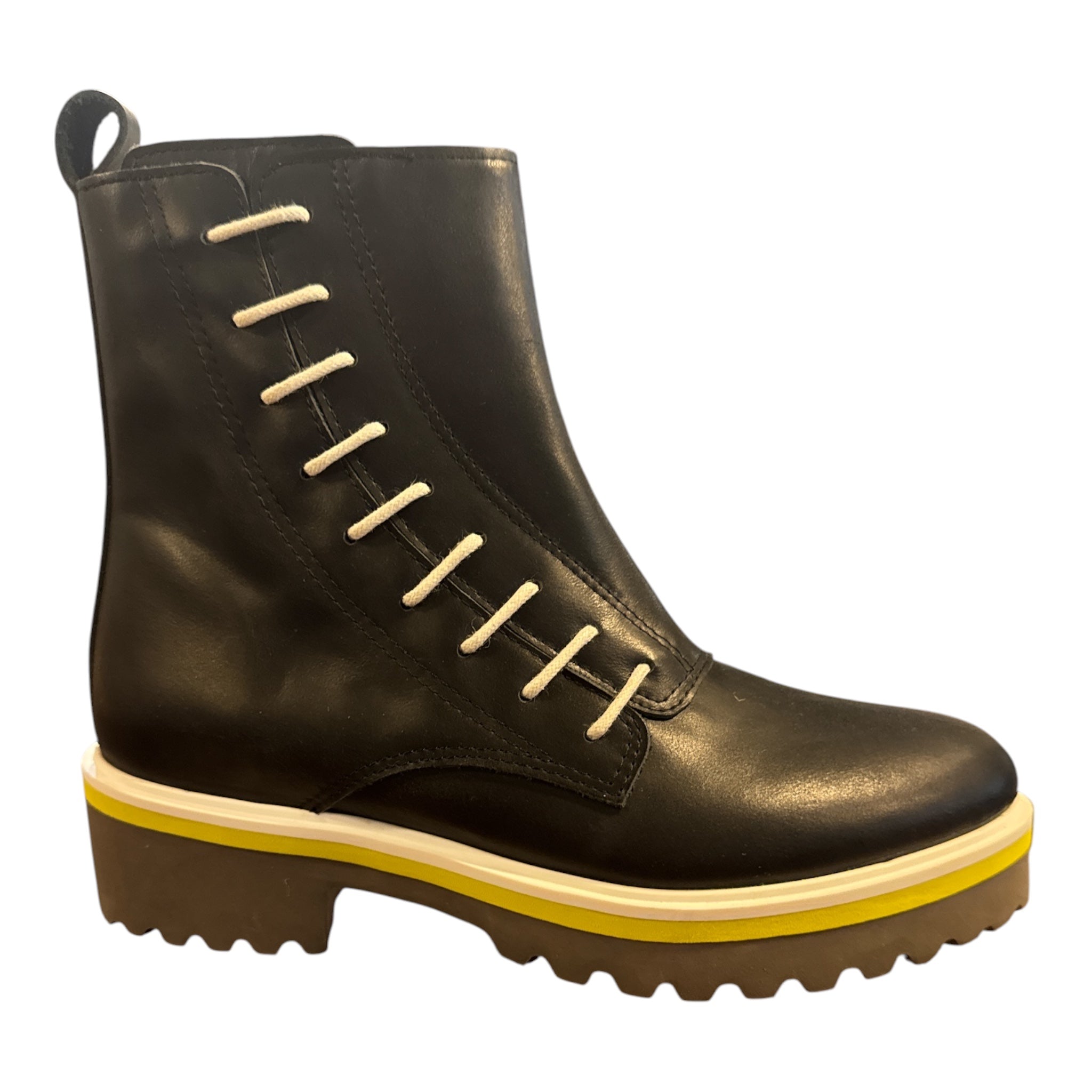 Side Cord Bootie Black