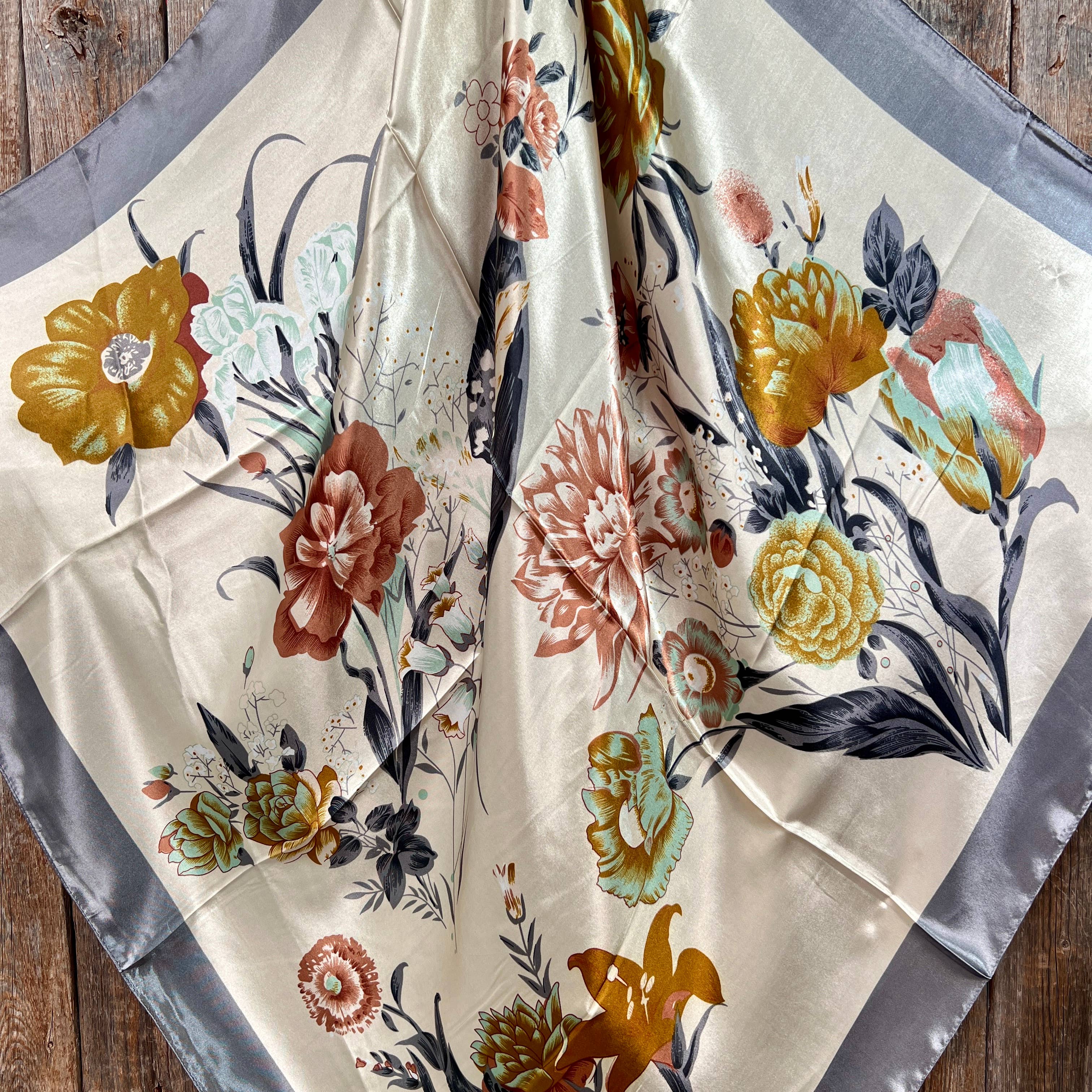35X35" Field of Wild Flowers Wild Rag/Scarf WR111