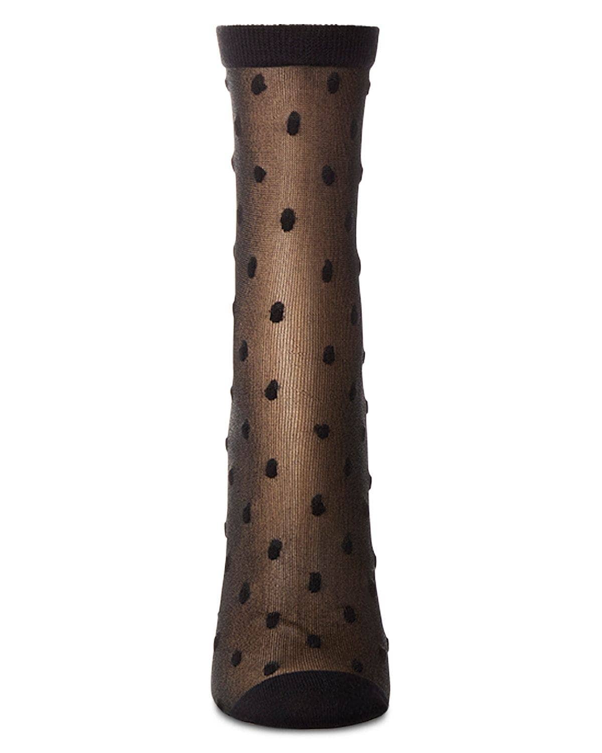 Sheer All Over Polka Dot Anklet