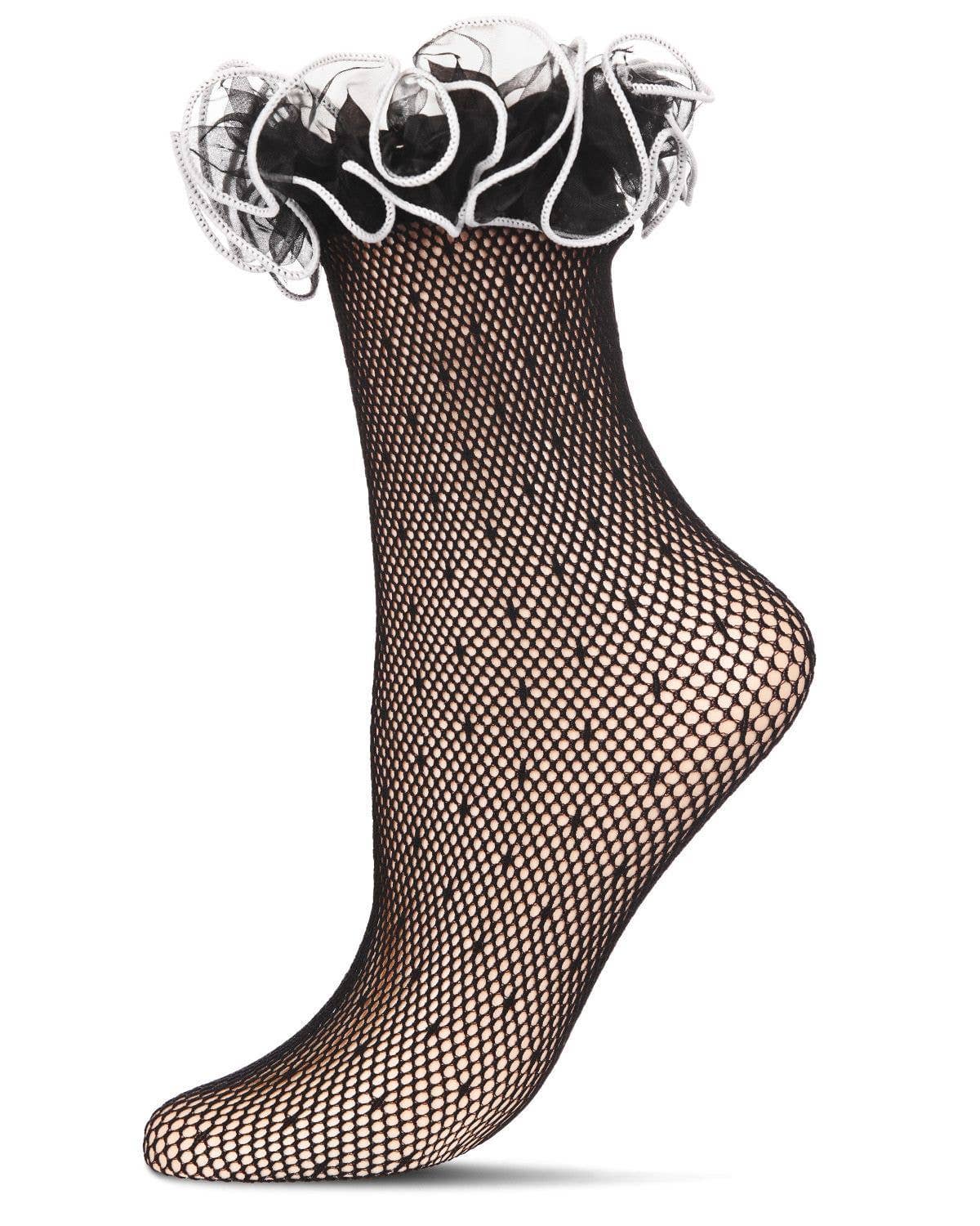 Swiss Dot Lace Crew