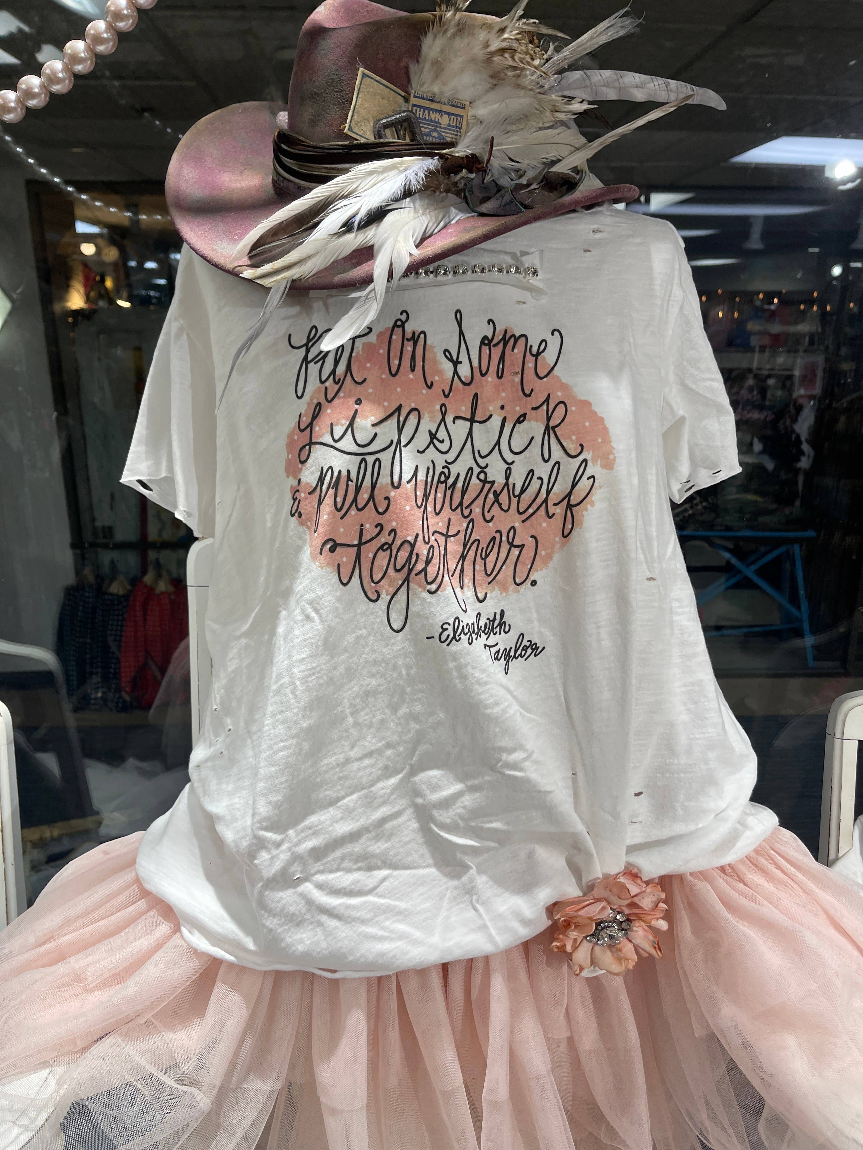 Lipstick Tattered Shirt
