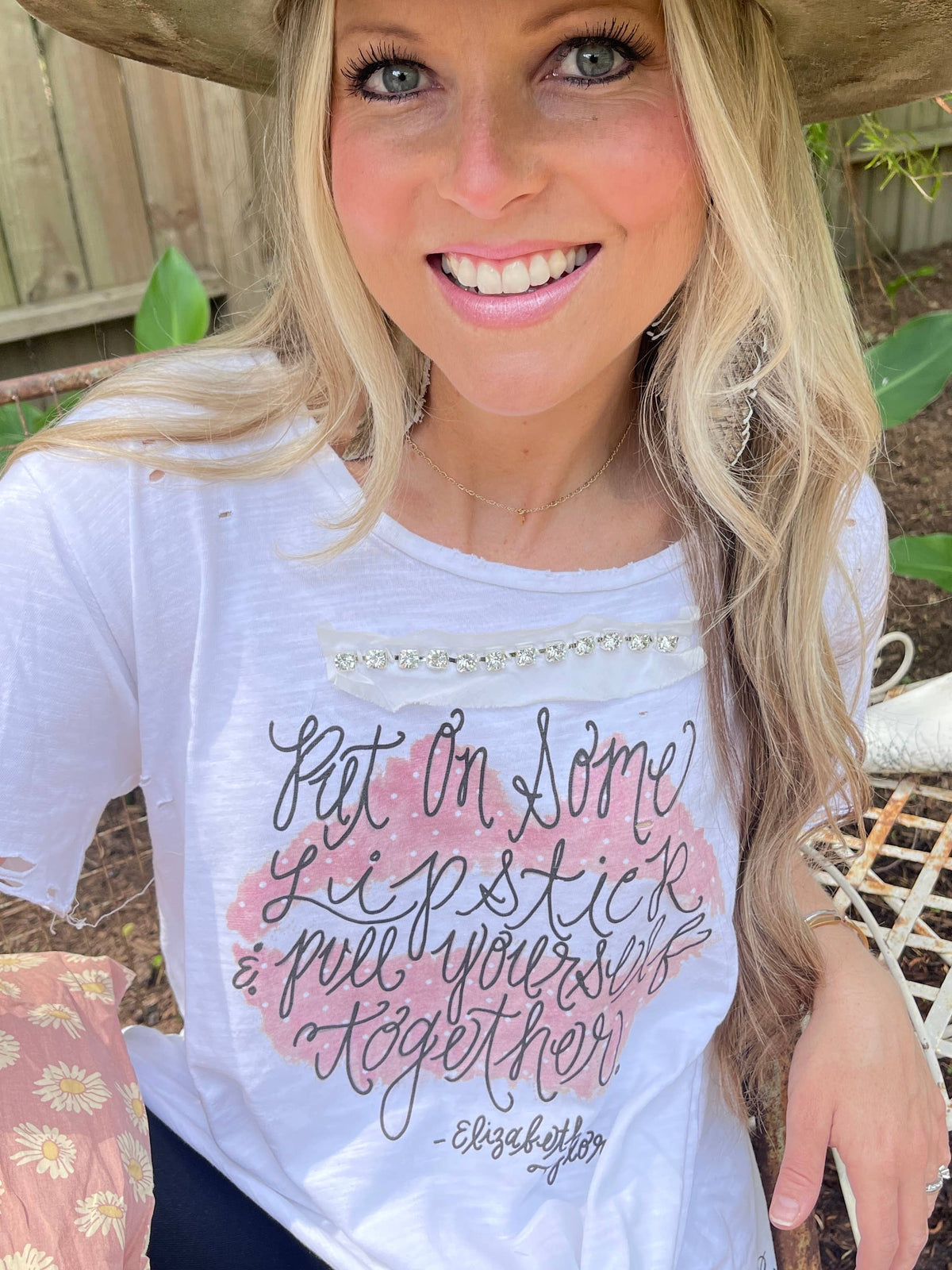 Lipstick Tattered Shirt