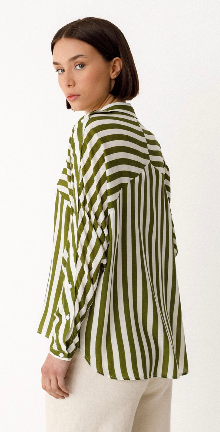 Ekia Shirt in Stripes - Urban Shoetique