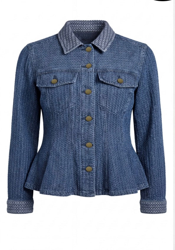 Fit And Flare Trucker Jacket LM1C40DXC