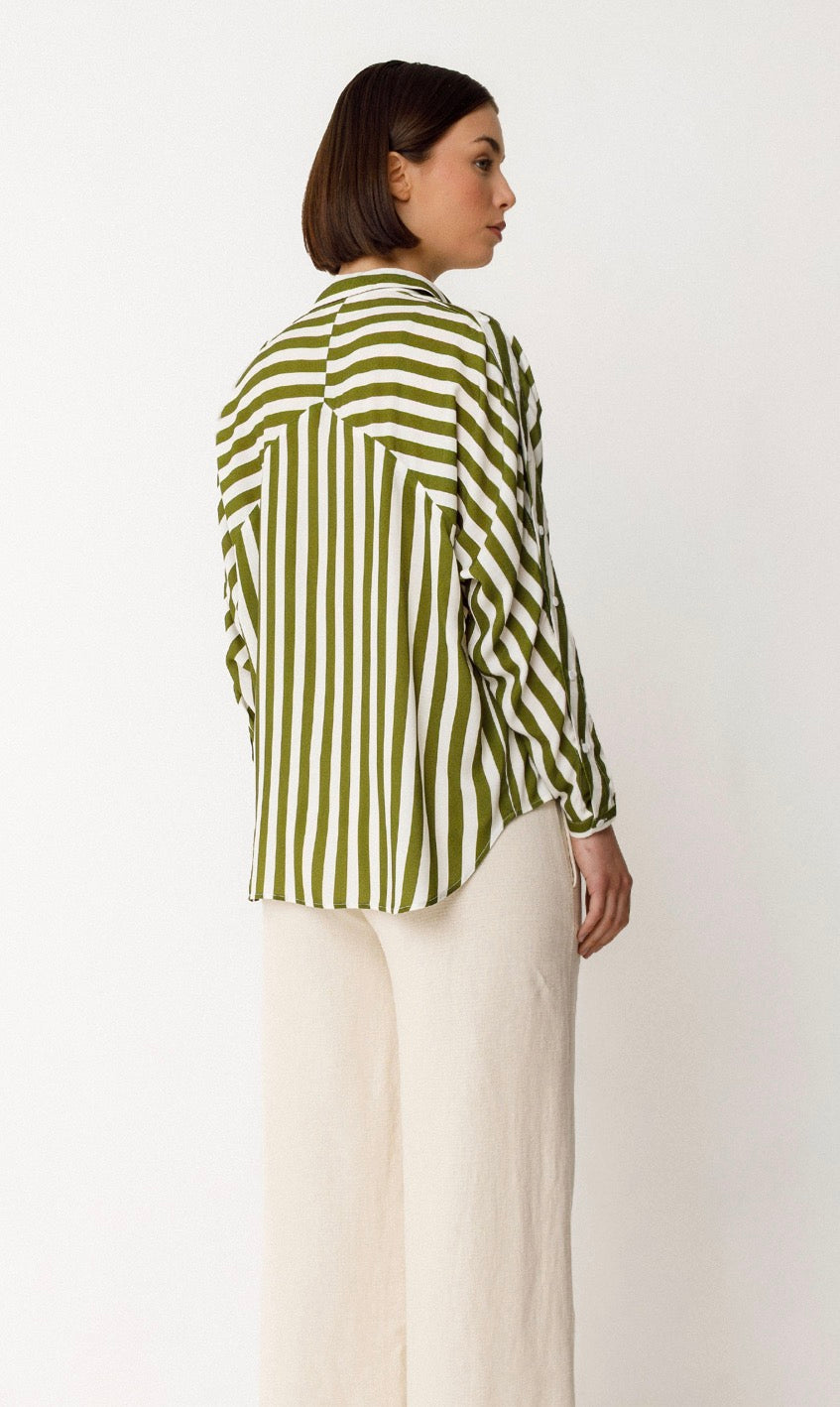 Ekia Shirt in Stripes - Urban Shoetique