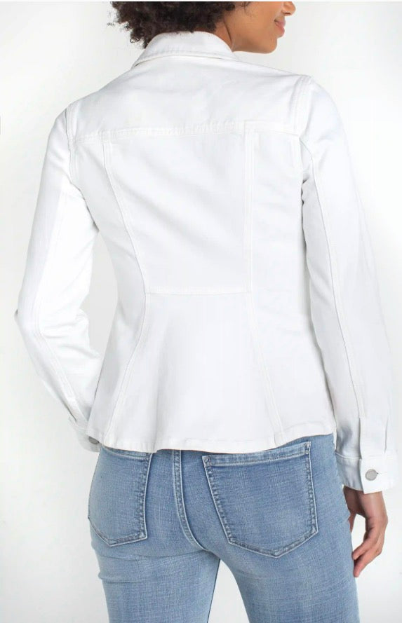 LM1C40Q31 Fit and Flare trucker Jacket BGTWT - Urban Shoetique
