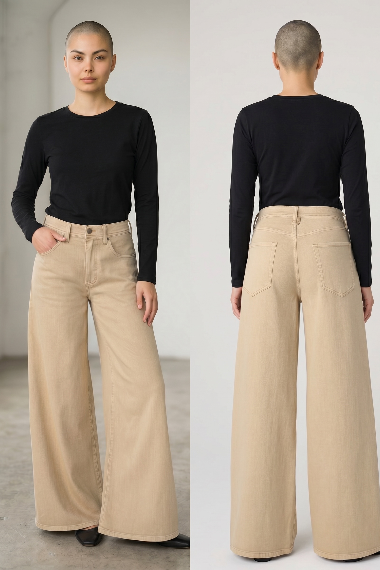 Kit High Rise Relaxed Wide Leg 32" Inseam LM7B56WA1