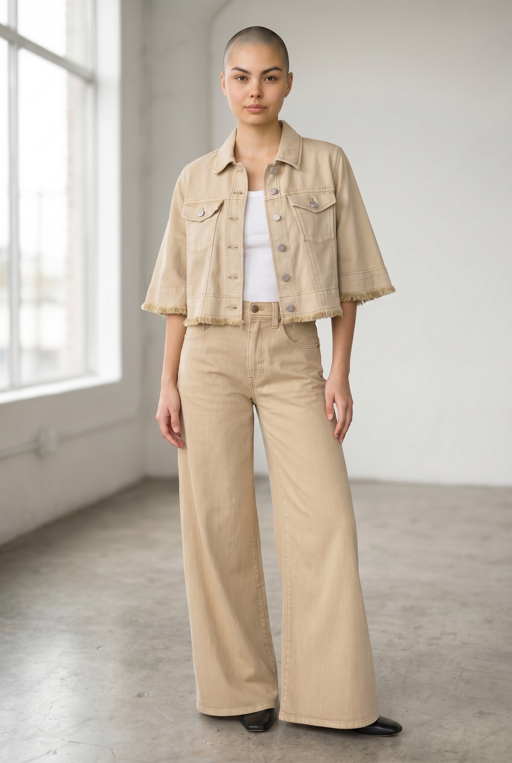 Kit High Rise Relaxed Wide Leg 32" Inseam LM7B56WA1