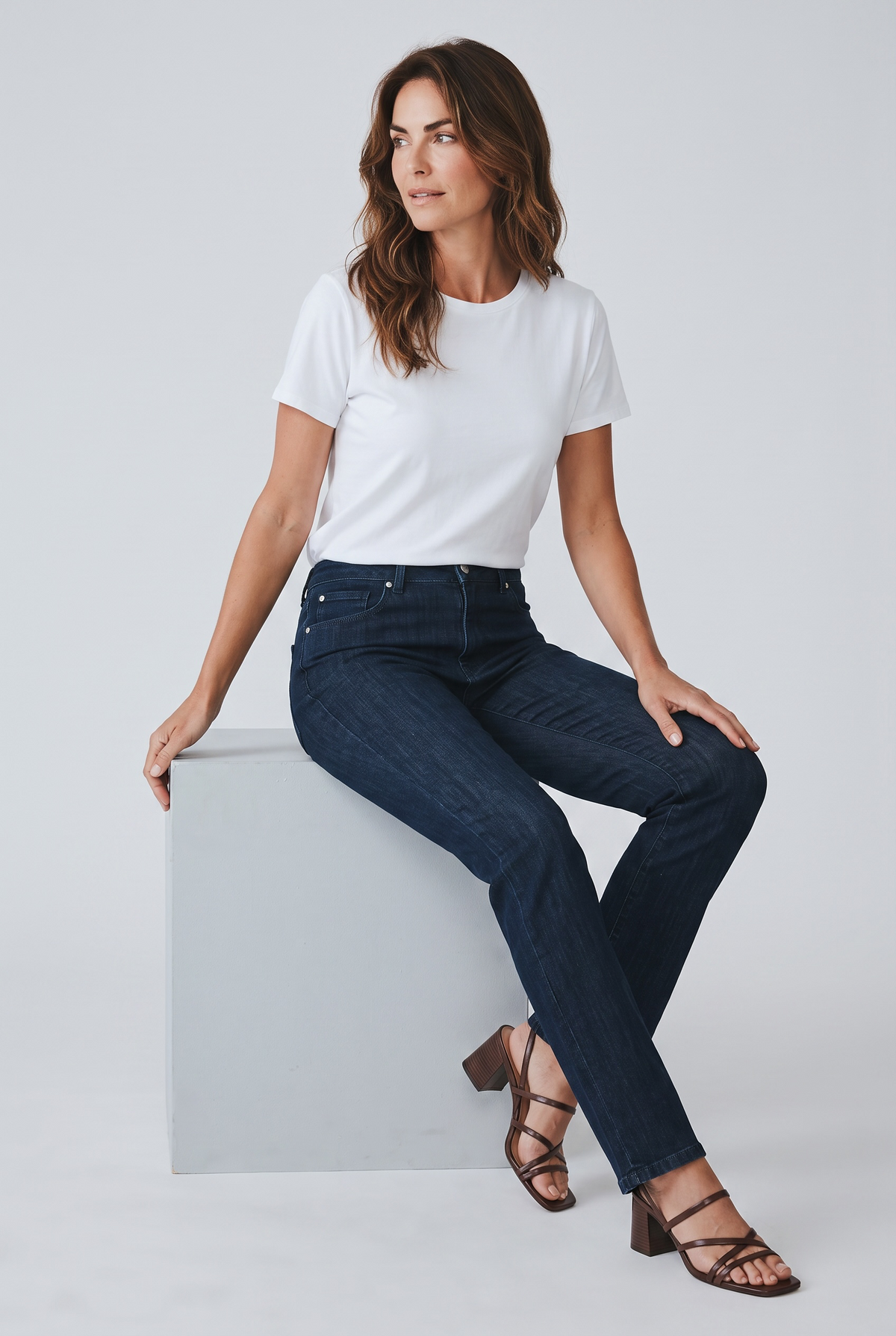 5 Pocket Premium Straight-Leg Denim