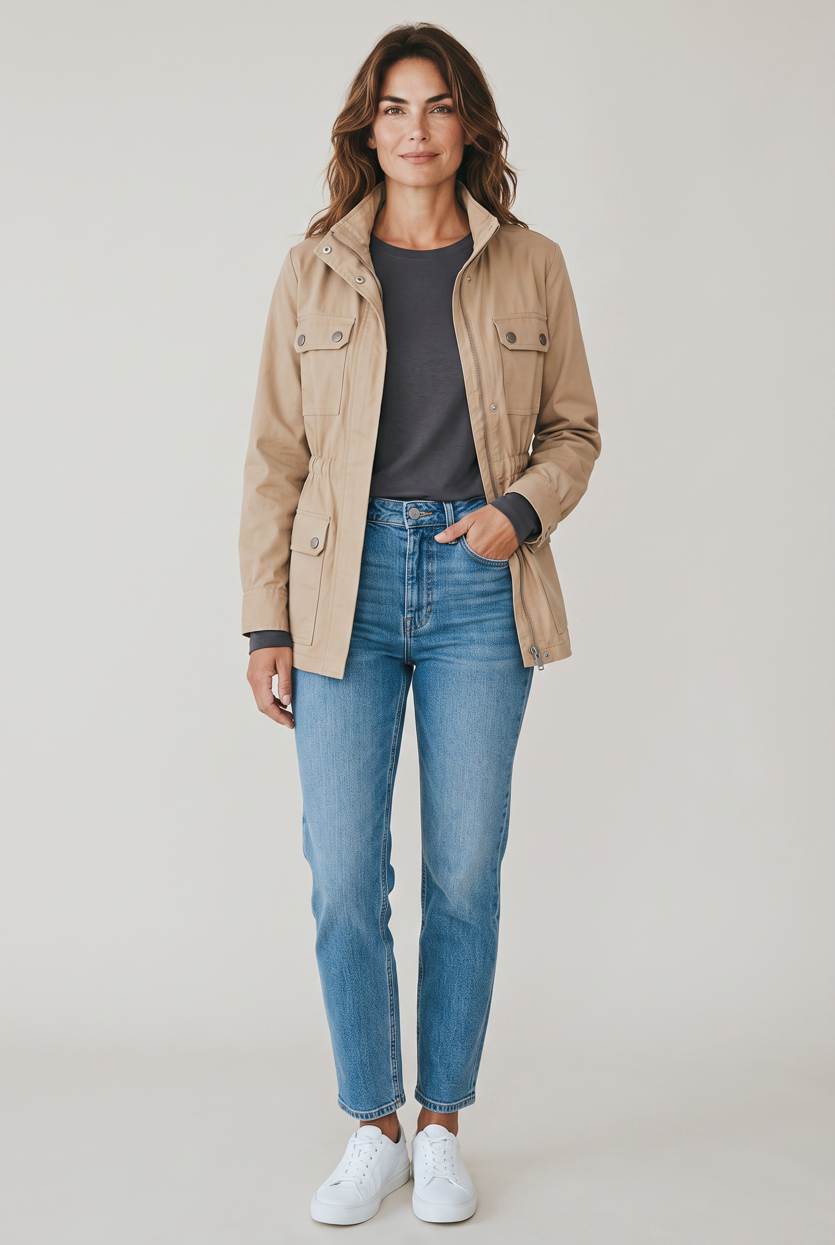 The Long Sleeve Crew Neck Layering Shirt