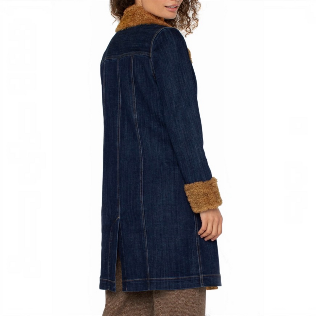 Sherpa Trimmed Notch Collar Jacket 38" LM1C05CHF