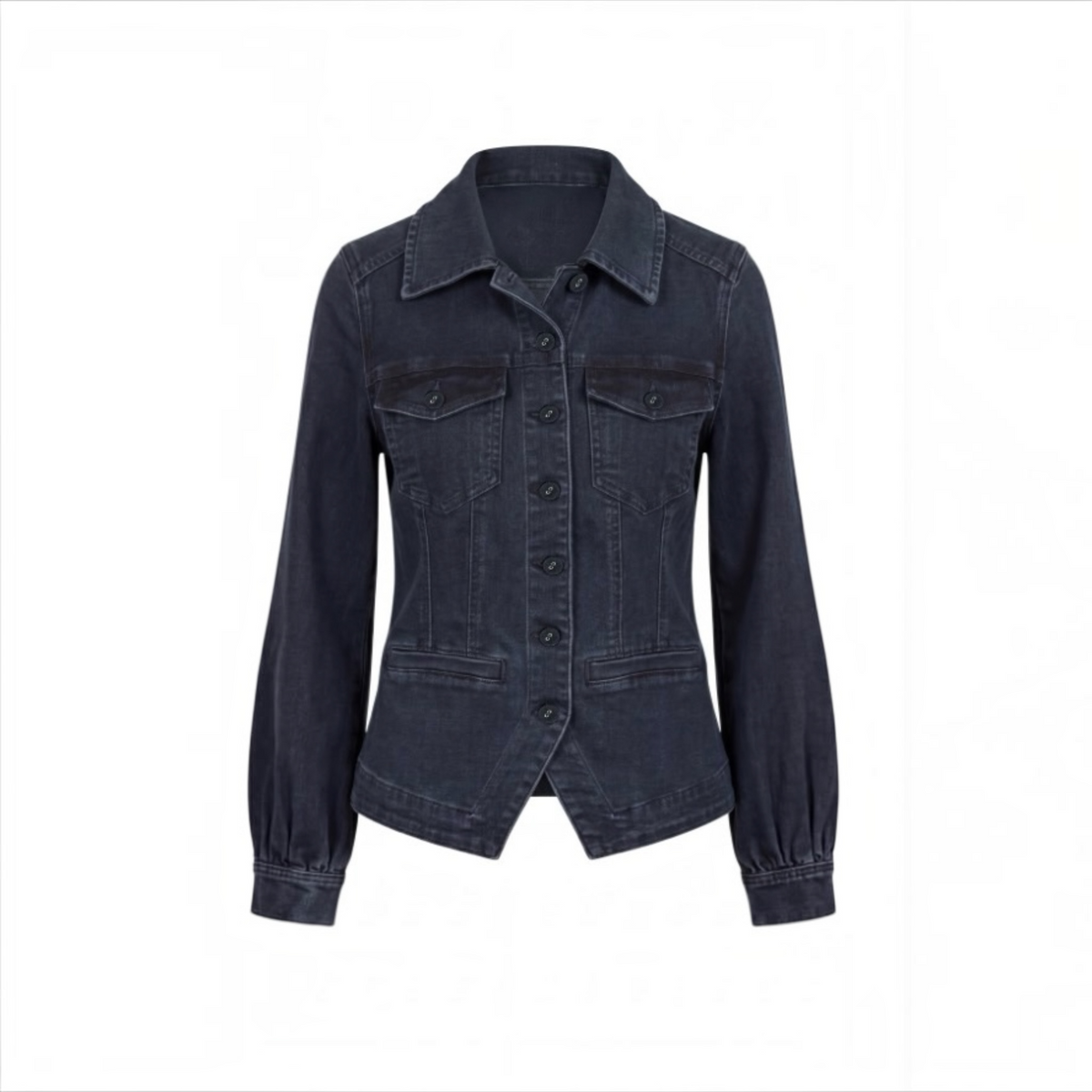 Patch Pocket Fitted Jacket Raven Wing