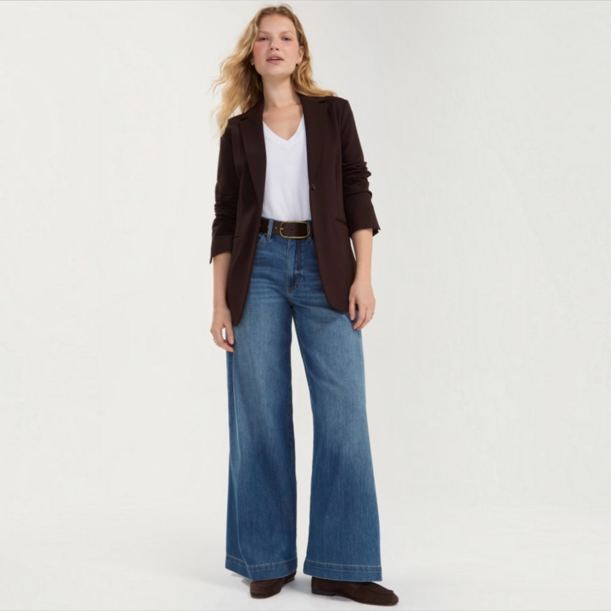 Kit High Rise Relaxed Wide Leg 32" inseam LM7B56SSL Autumn Fade