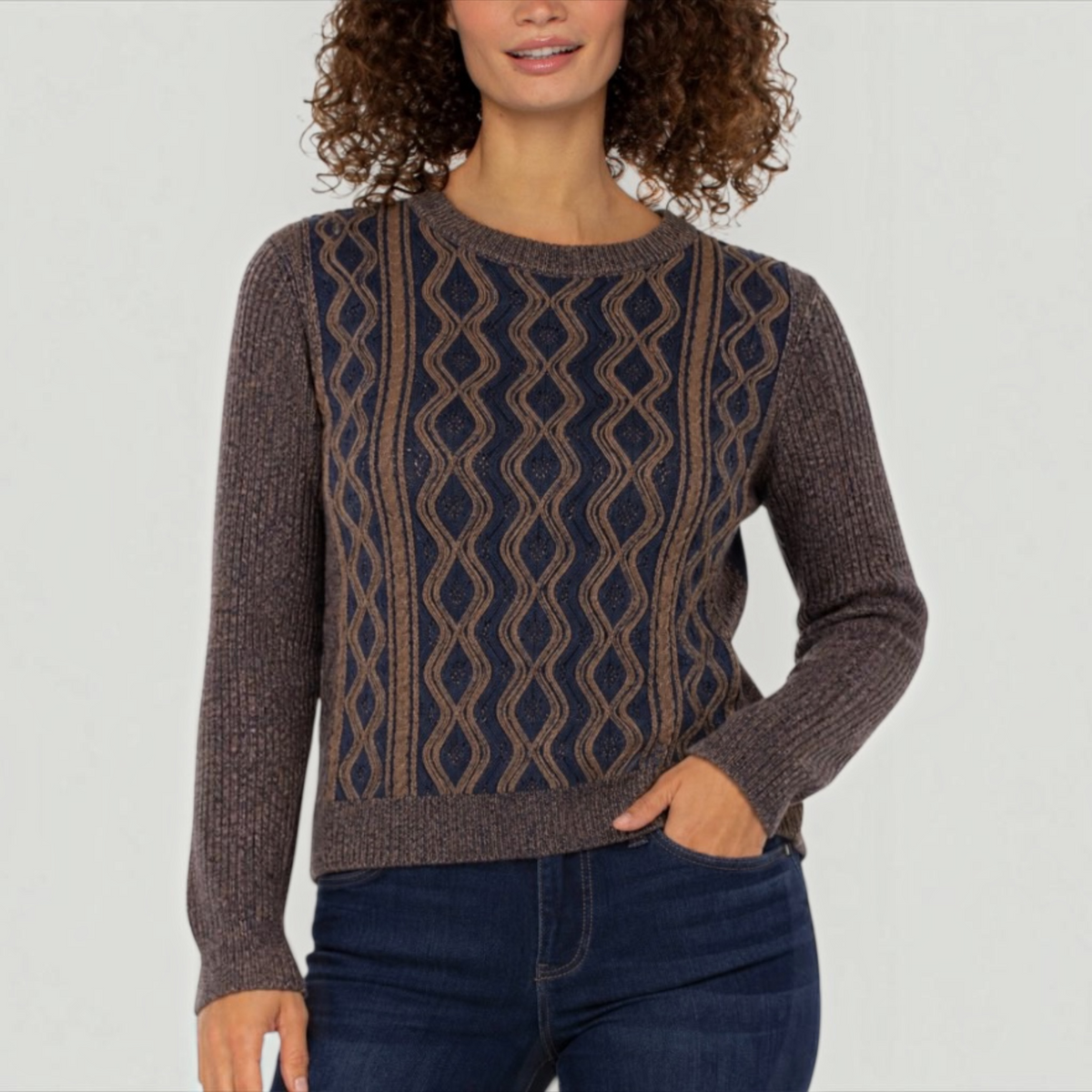 Long Sleeve Crewneck Sweater LM8L19SR36