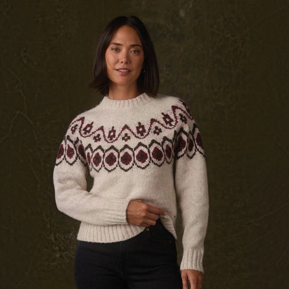 Astrid Fair Isle Sweater - Urban Shoetique