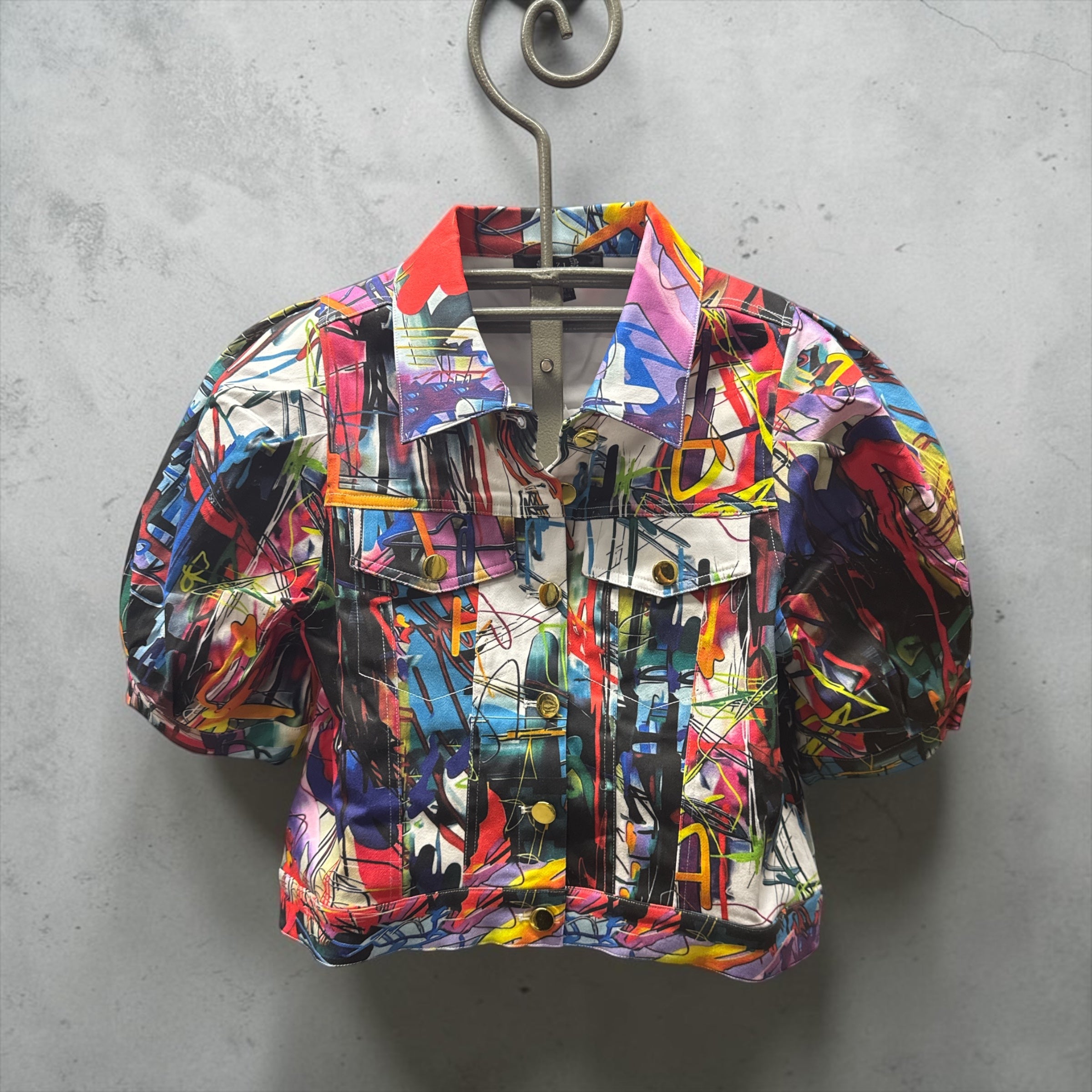Z13320 Felica Multi Colored Jacket - Urban Shoetique