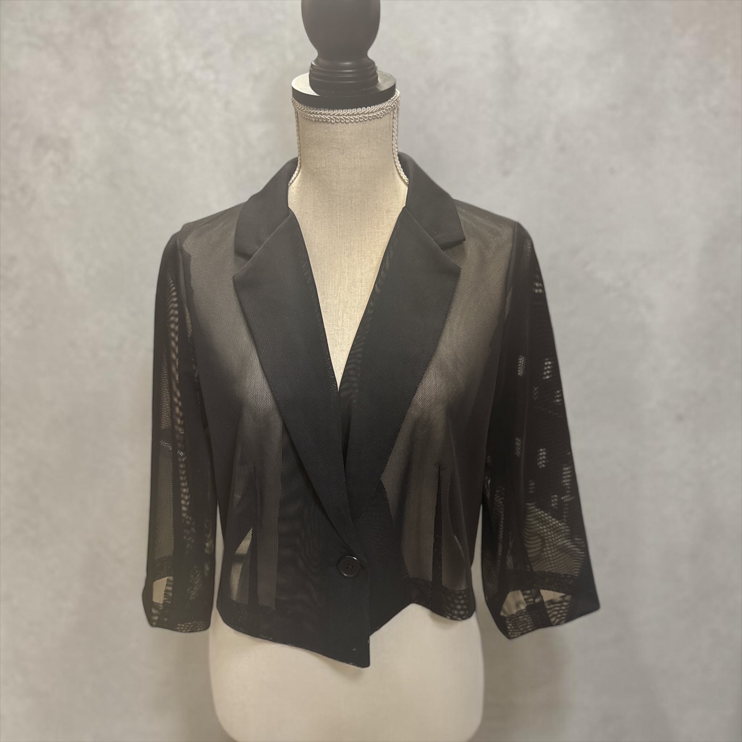 BCJ10122E Summer Sets Blazer in Black - Urban Shoetique