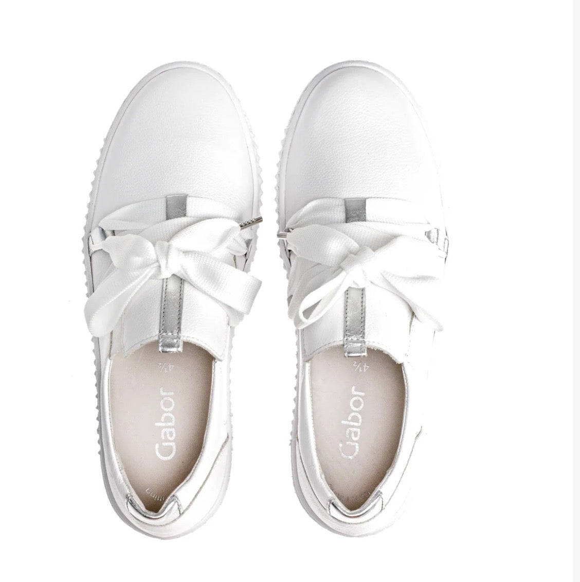 03.333.21 White/Silver Wide Lace