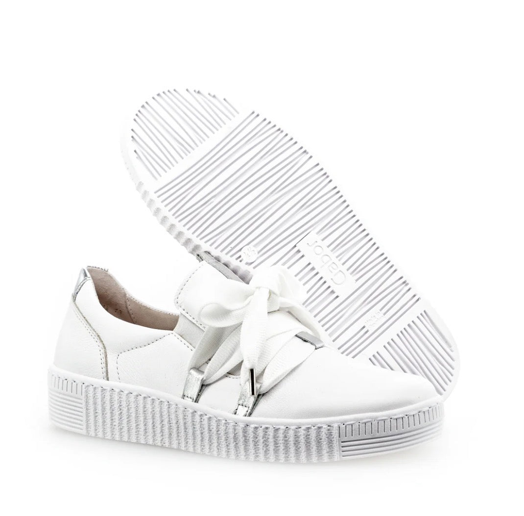 03.333.21 White/Silver Wide Lace