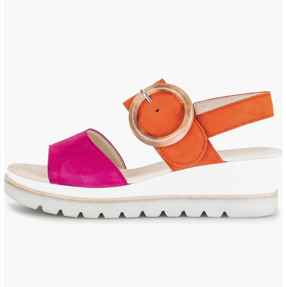 44.645.13 Sandal Pink/Pumpkin