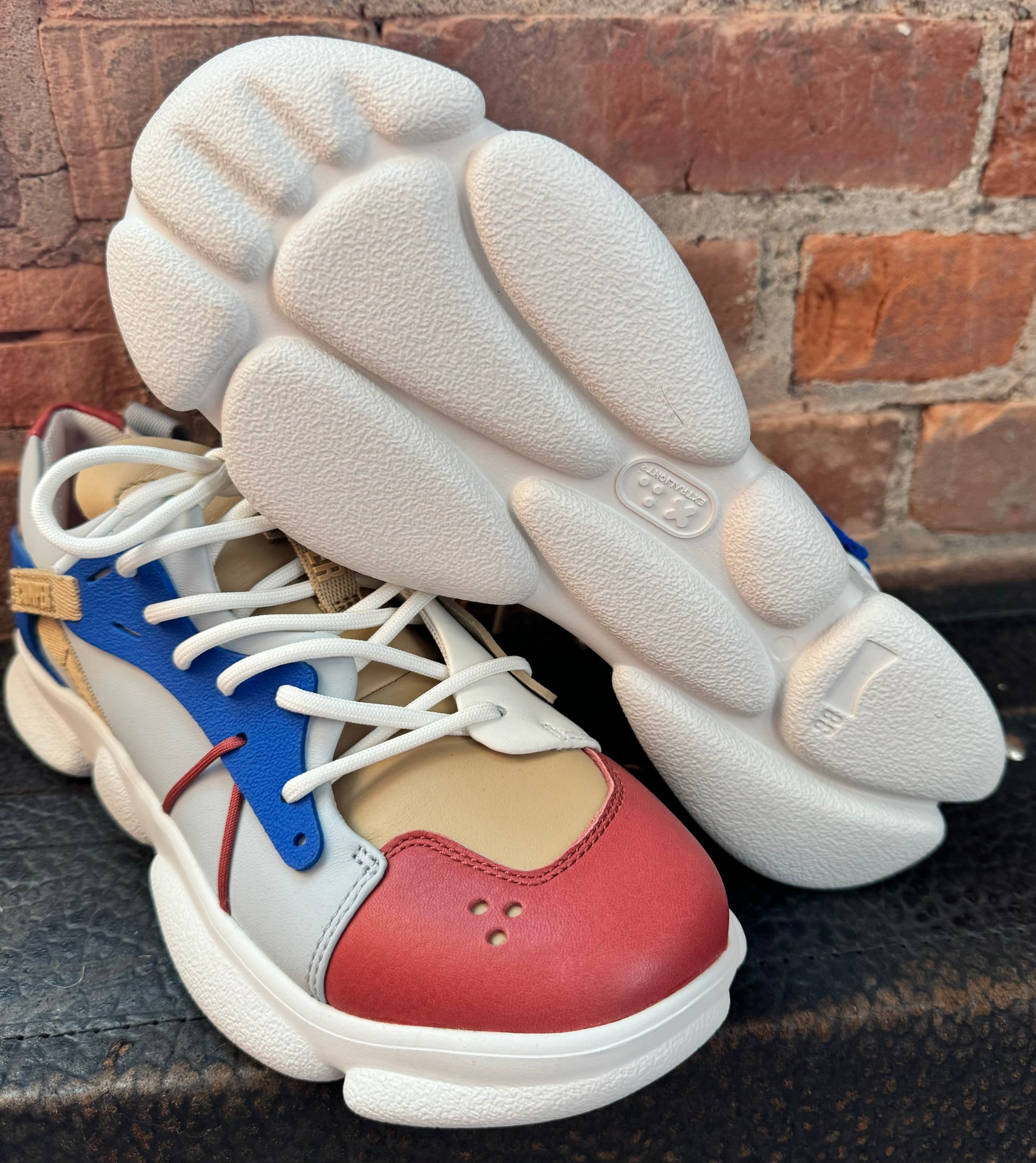 Twins Multicolored Leather/Textile Sneaker - Urban Shoetique