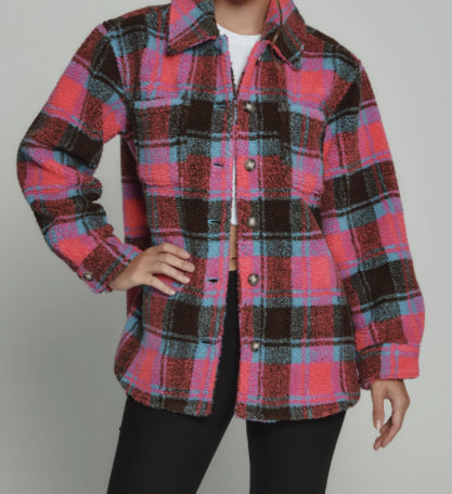 Bailey Plaid Shacket - Urban Shoetique