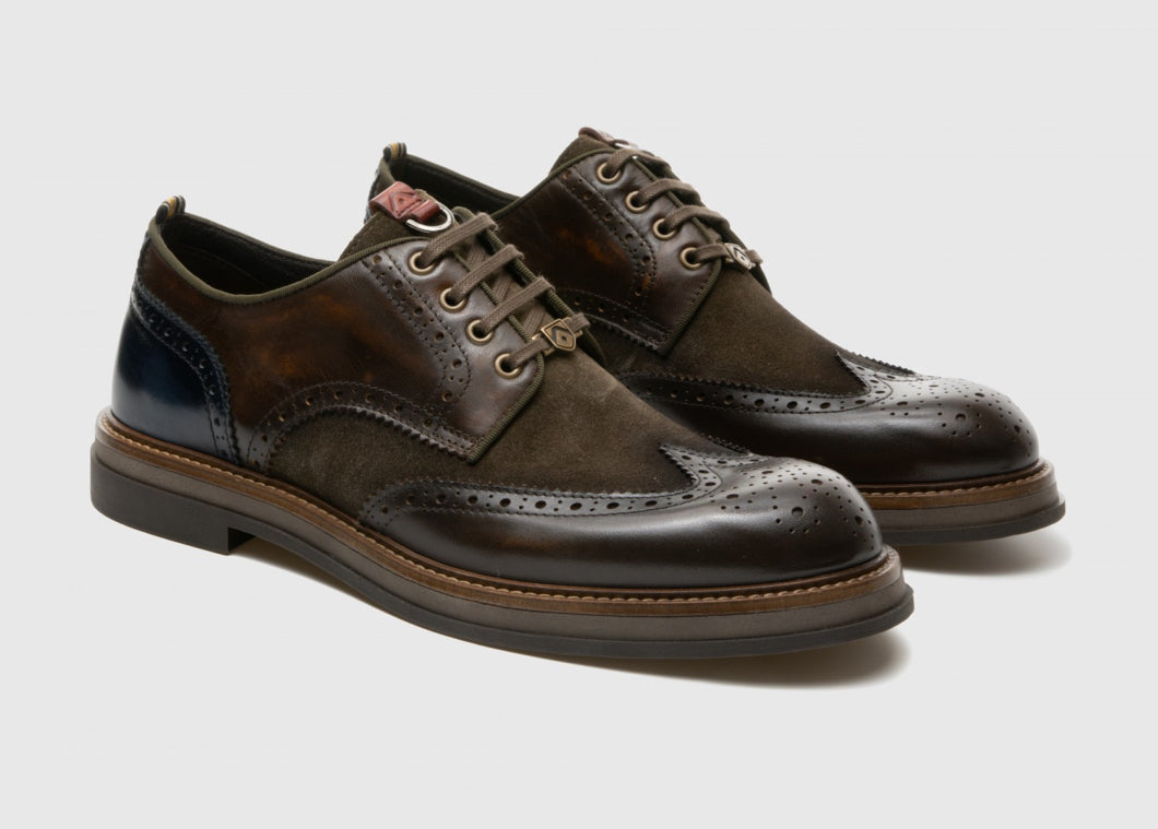 BTR Brogues Brown Combi - Urban Shoetique